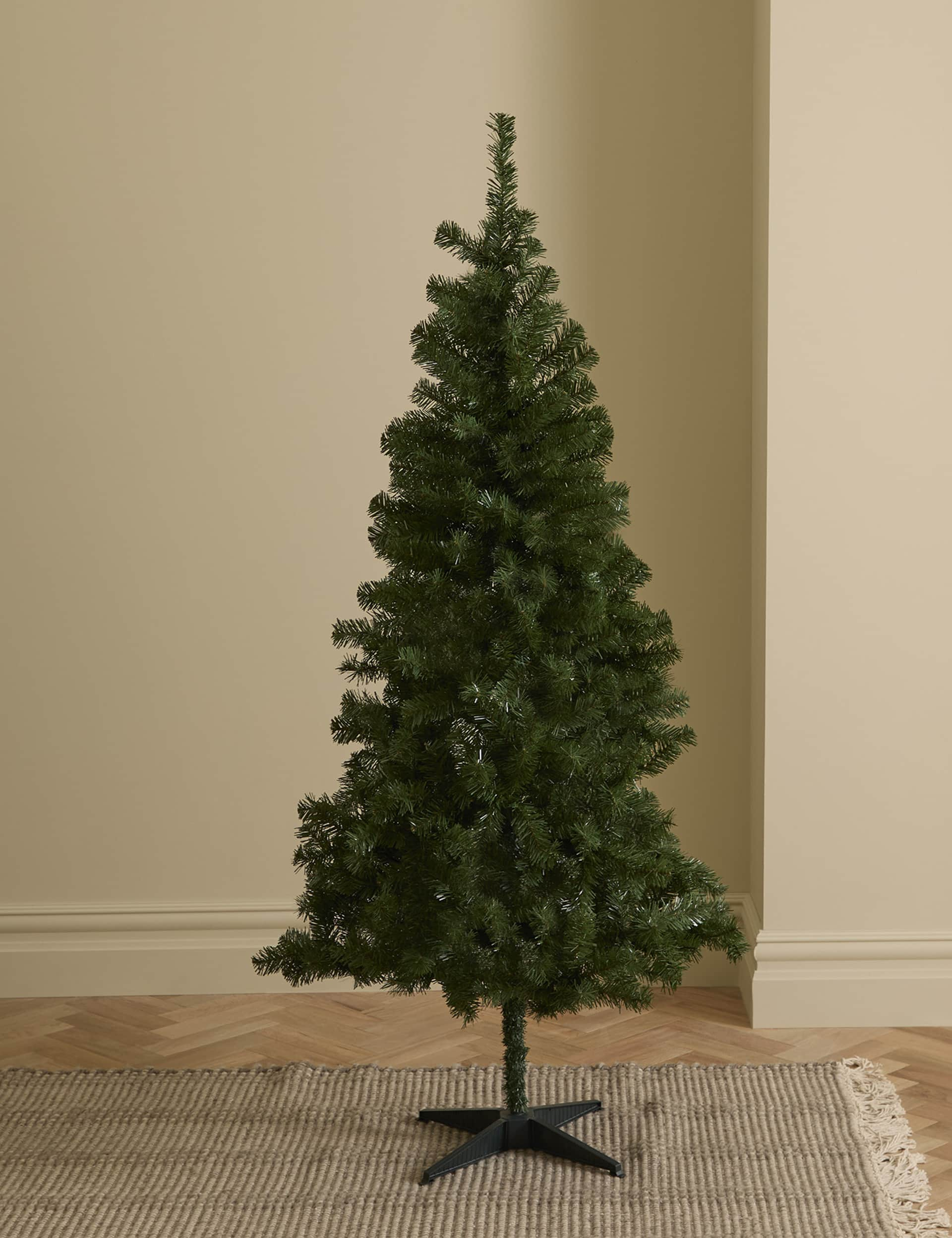 M&S 6ft Christmas Tree - Green, Green