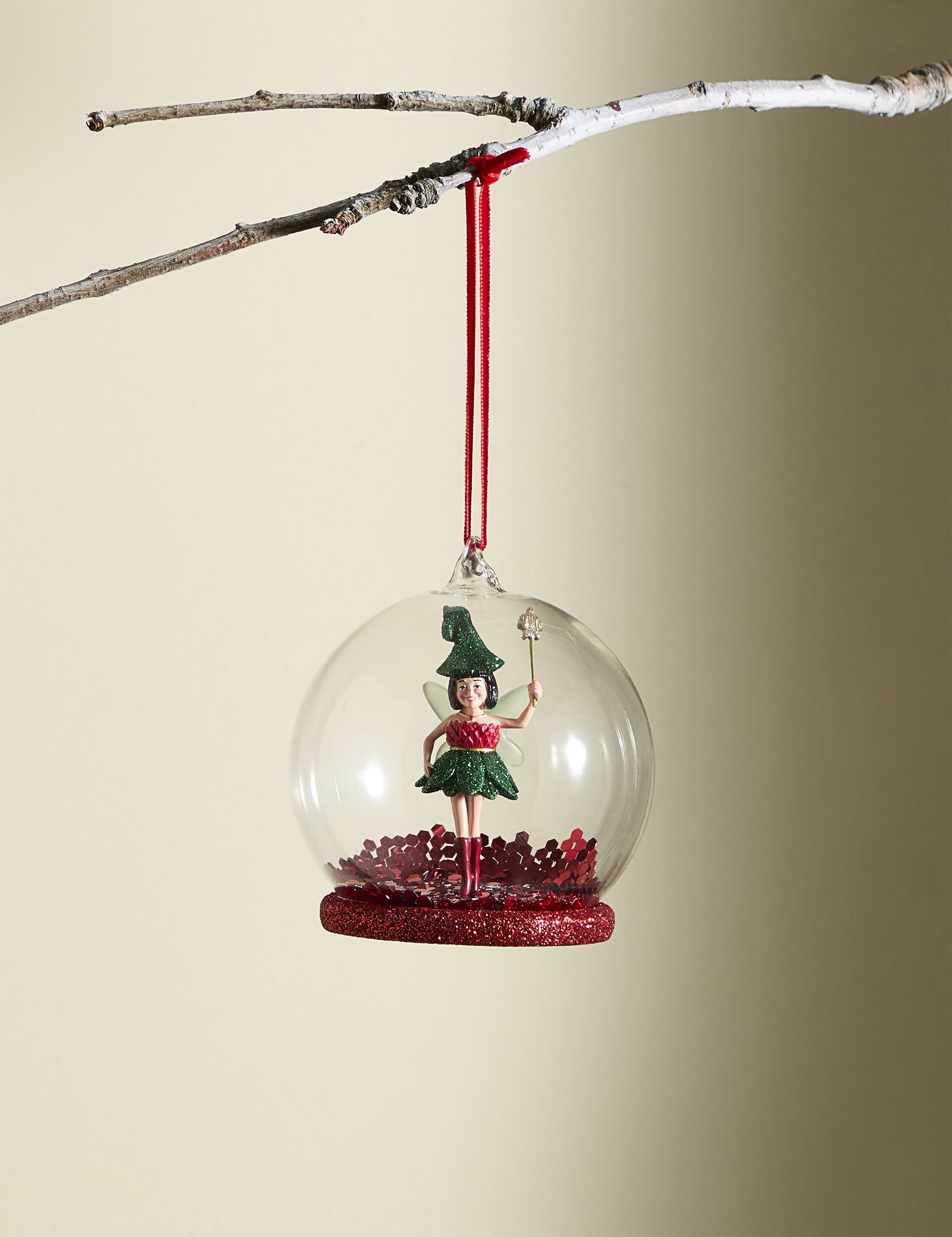 M&S Christmas Fairy Cloche Bauble - Multi, Multi