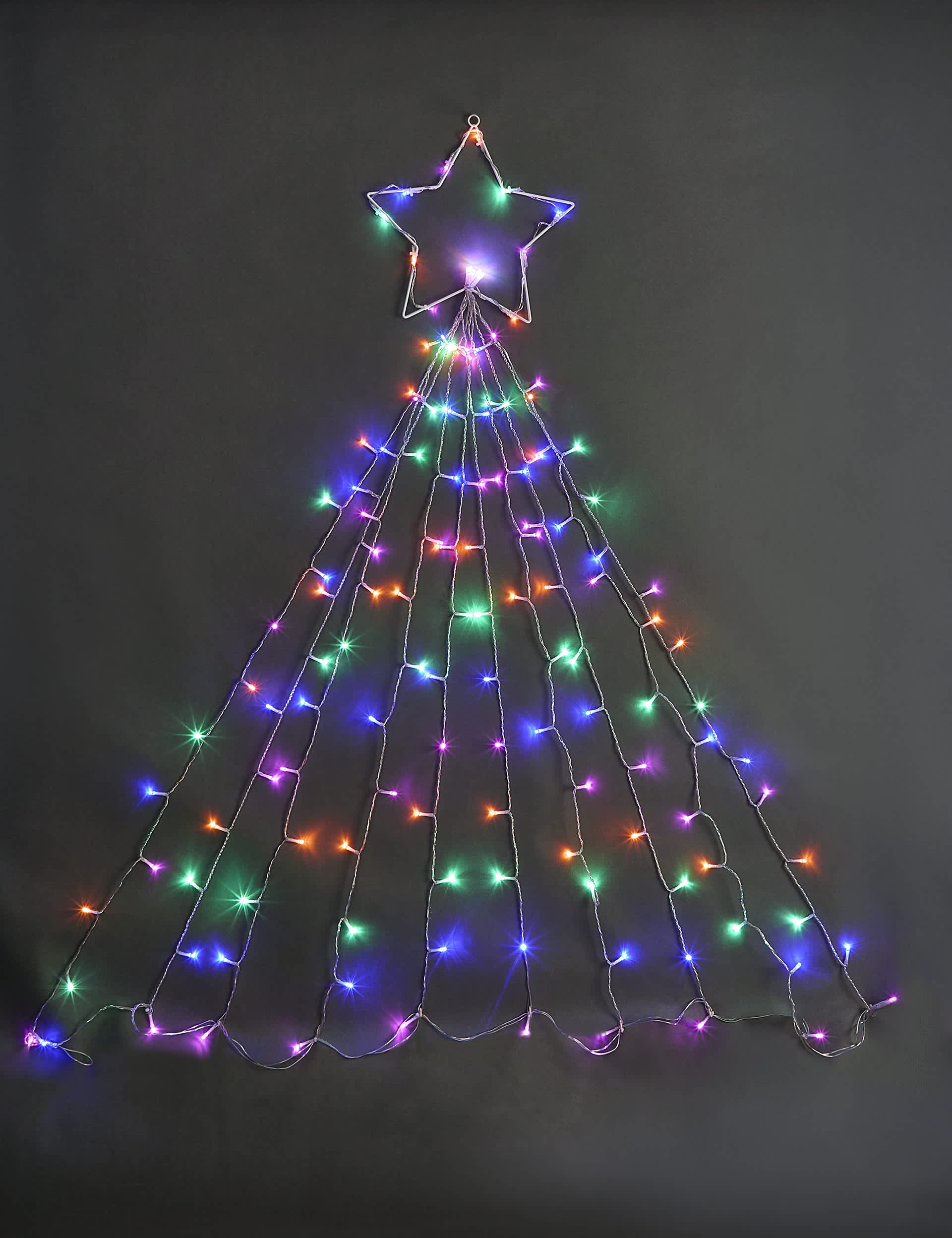 M&S Star Christmas Tree Light - Multi, Multi