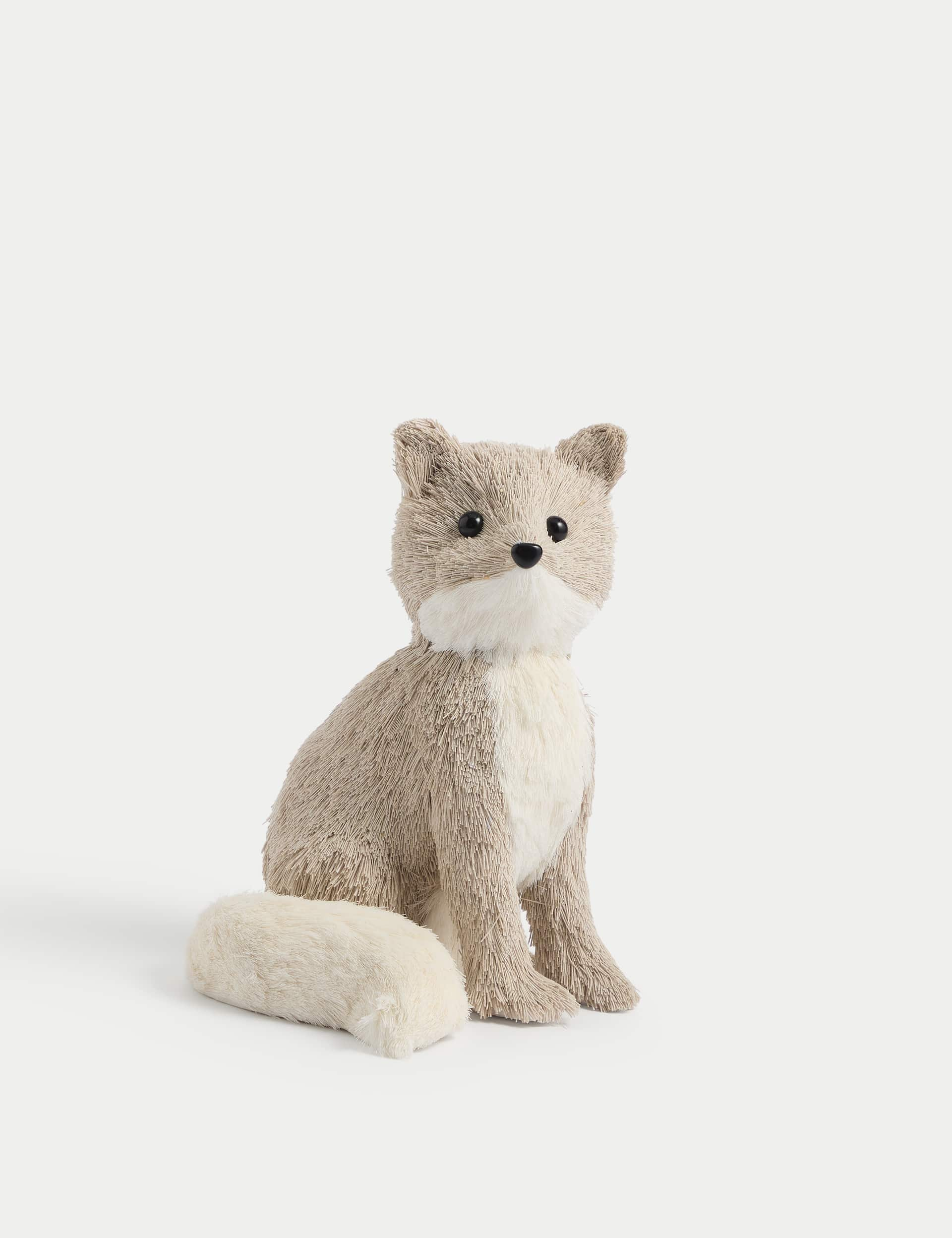 M&S Bristle Fox Room Decoration - Natural Mix, Natural Mix