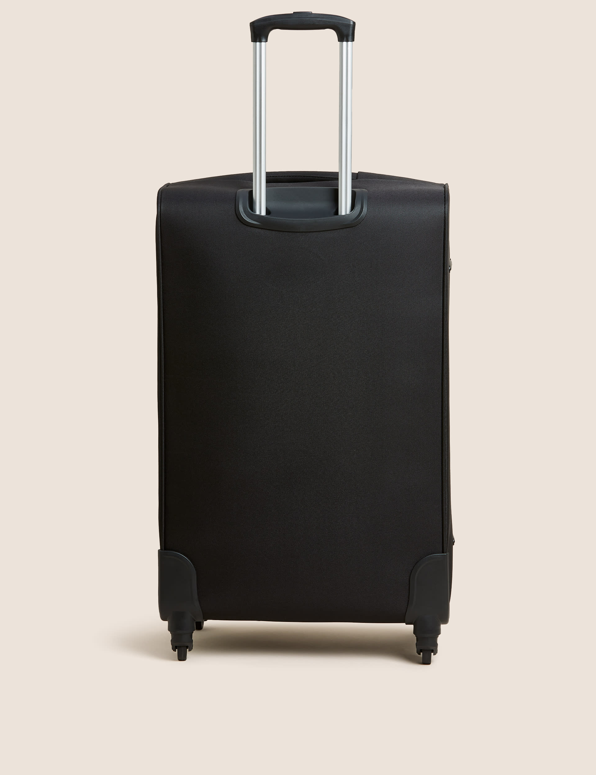 M&S Collection Palma 4 Wheel Soft Large Suitcase - Black, Navy,Black