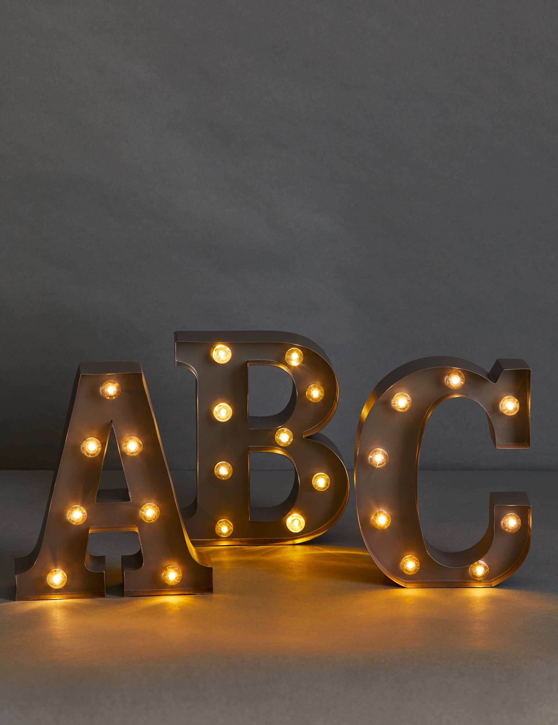 M&S Metal Light Up Letter - EXCLA