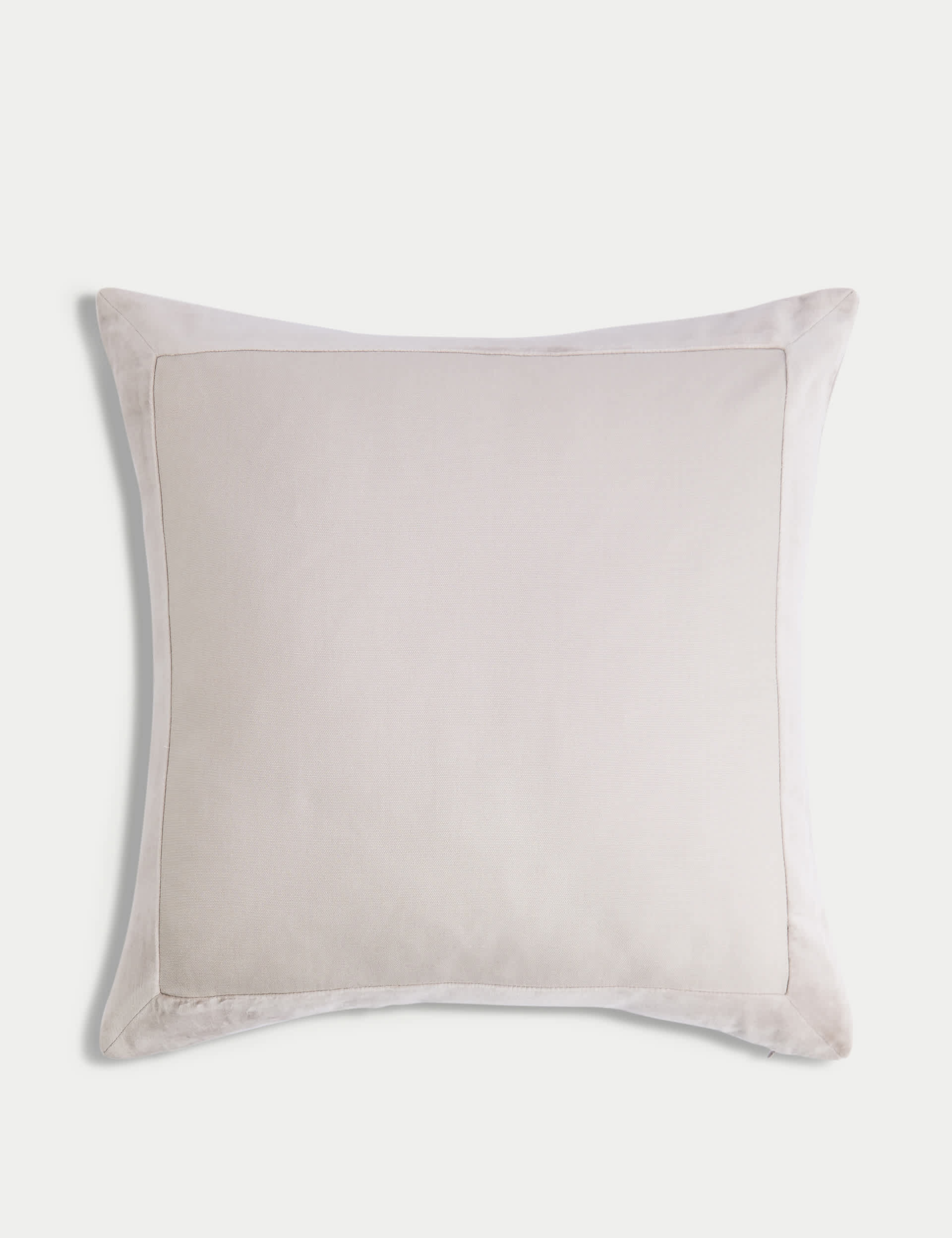 M&S X Kelly Hoppen Contrast Edge Cushion - Taupe, Taupe