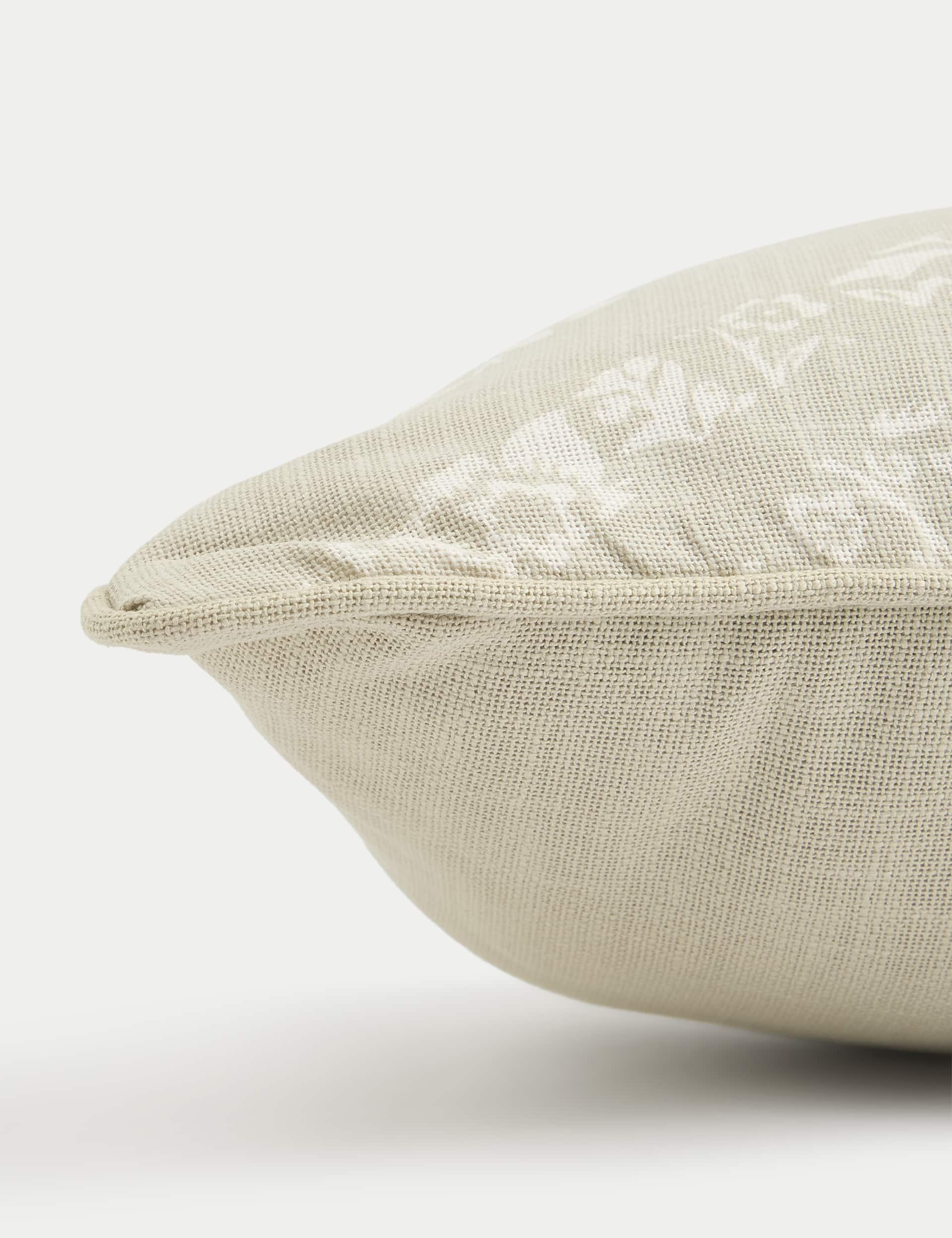 M&S Collection Pure Cotton Union Jack Bolster Cushion - Natural Mix, Navy Mix,Natural Mix