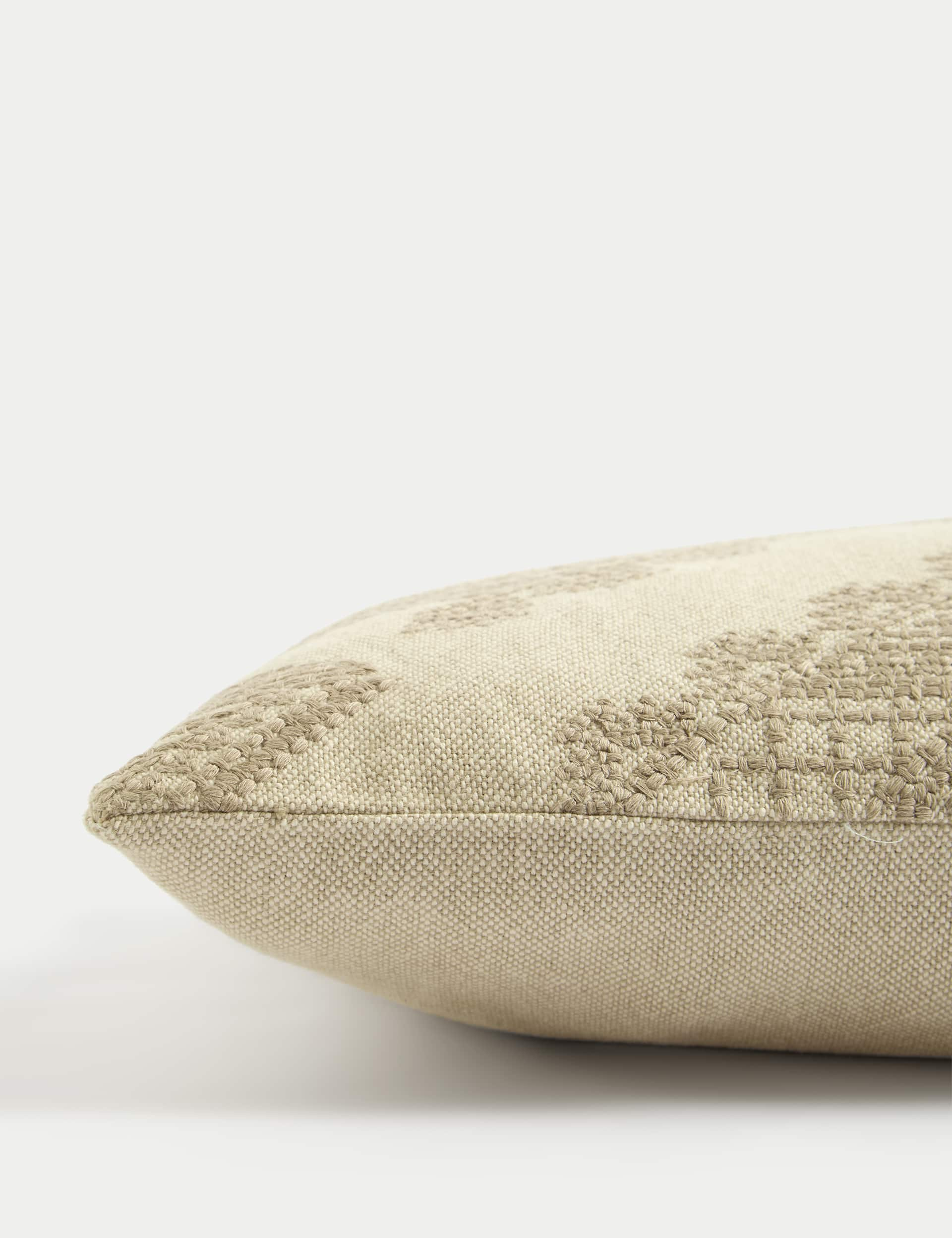 M&S X Fired Earth Sandia Pure Cotton Bolster Cushion - Malm, Malm