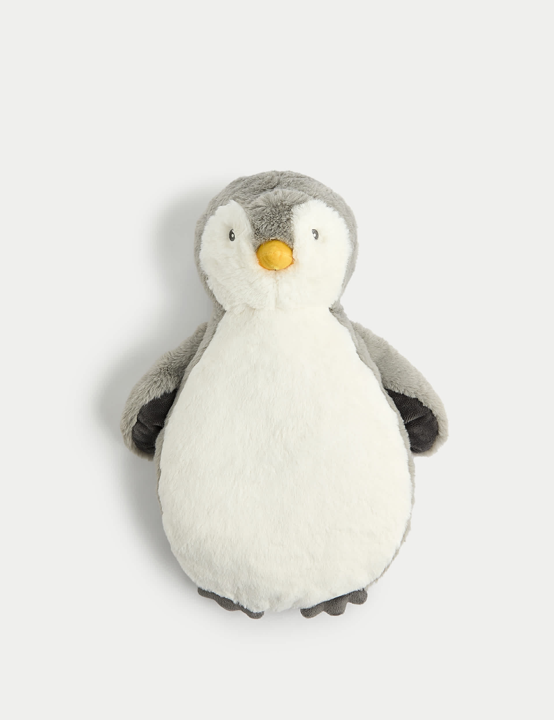 M&S Penguin Hot Water Bottle - Grey, Grey