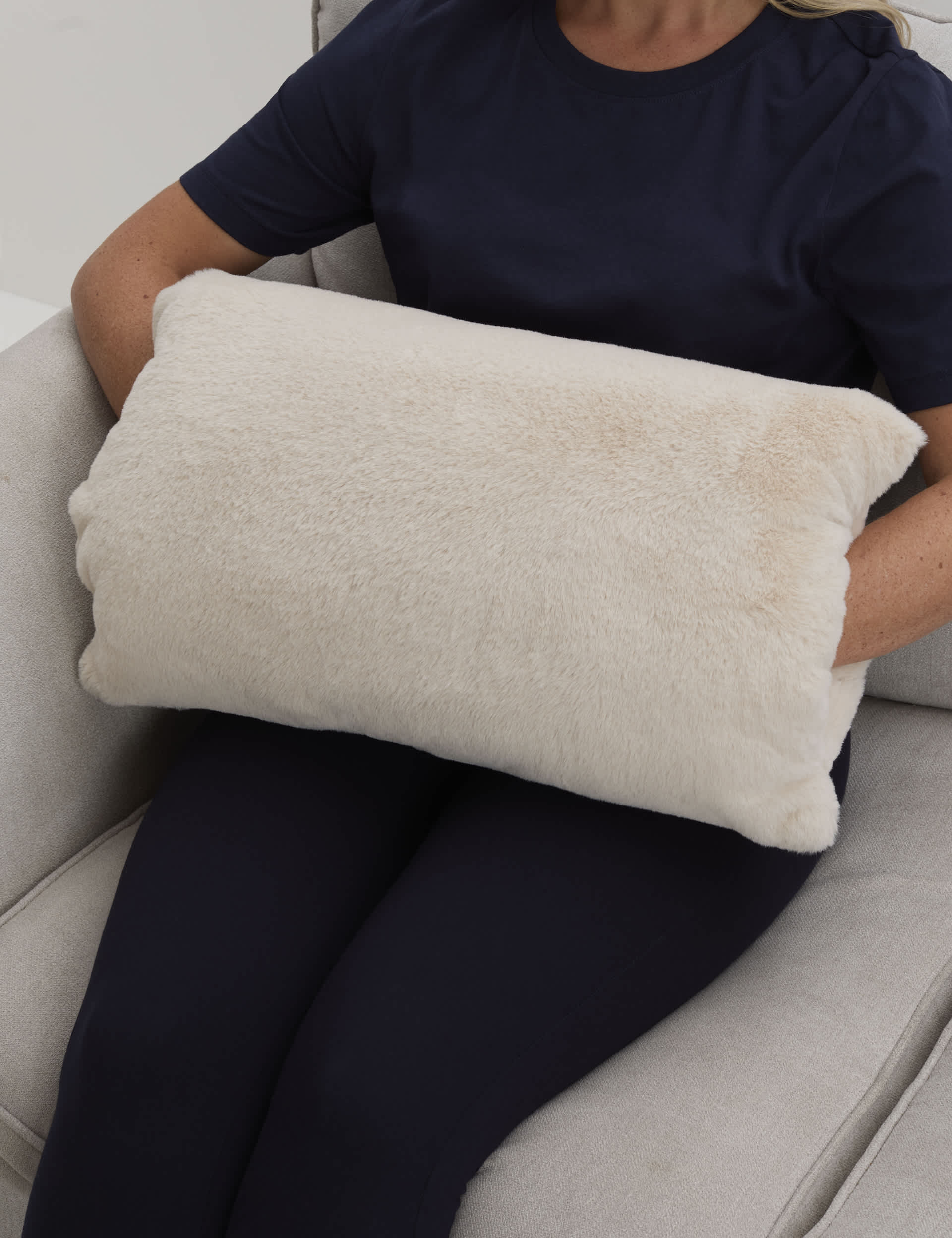 M&S Supersoft Pocket Cushion - Neutral, Neutral