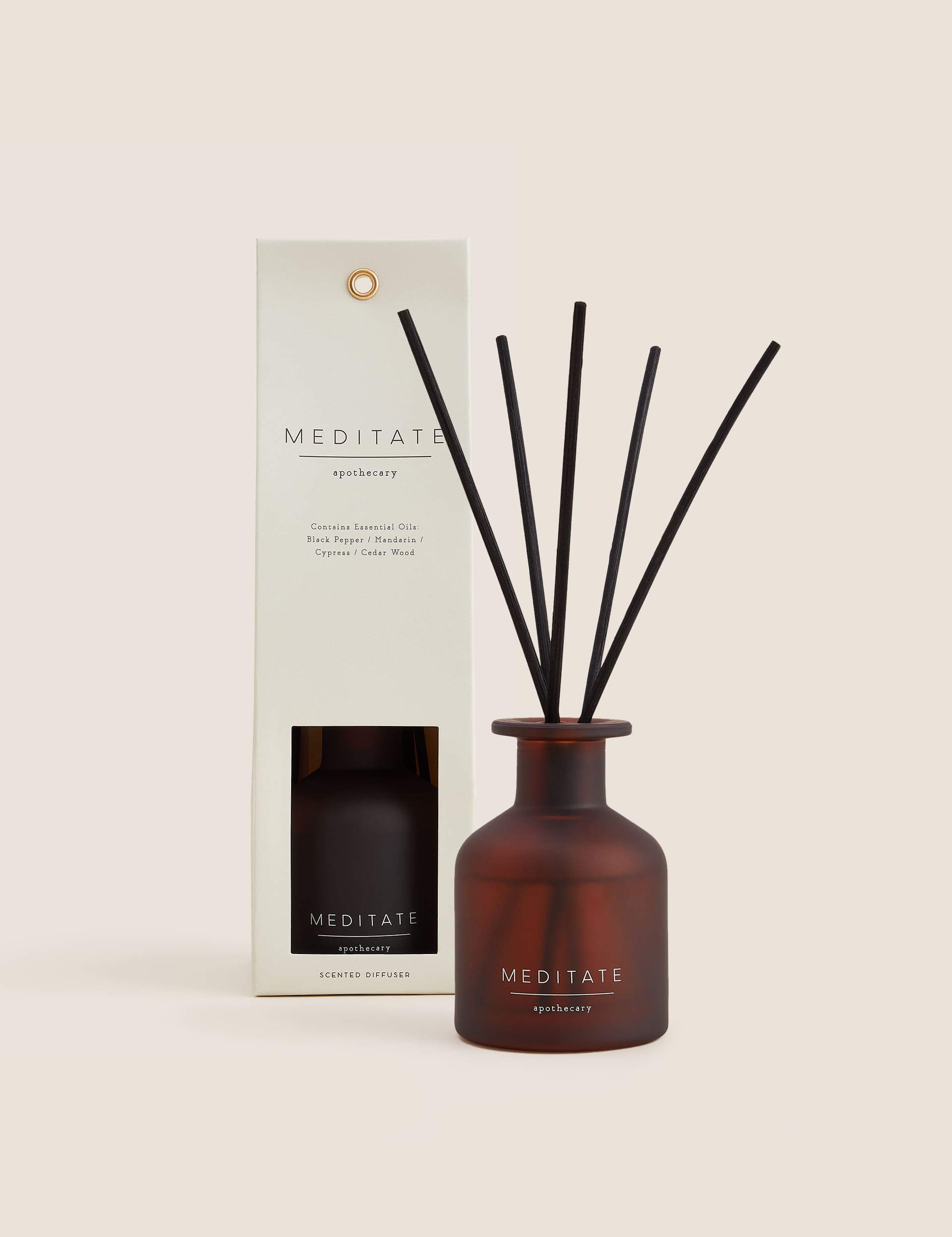 Apothecary Meditate 100ml Diffuser - Amber, Amber