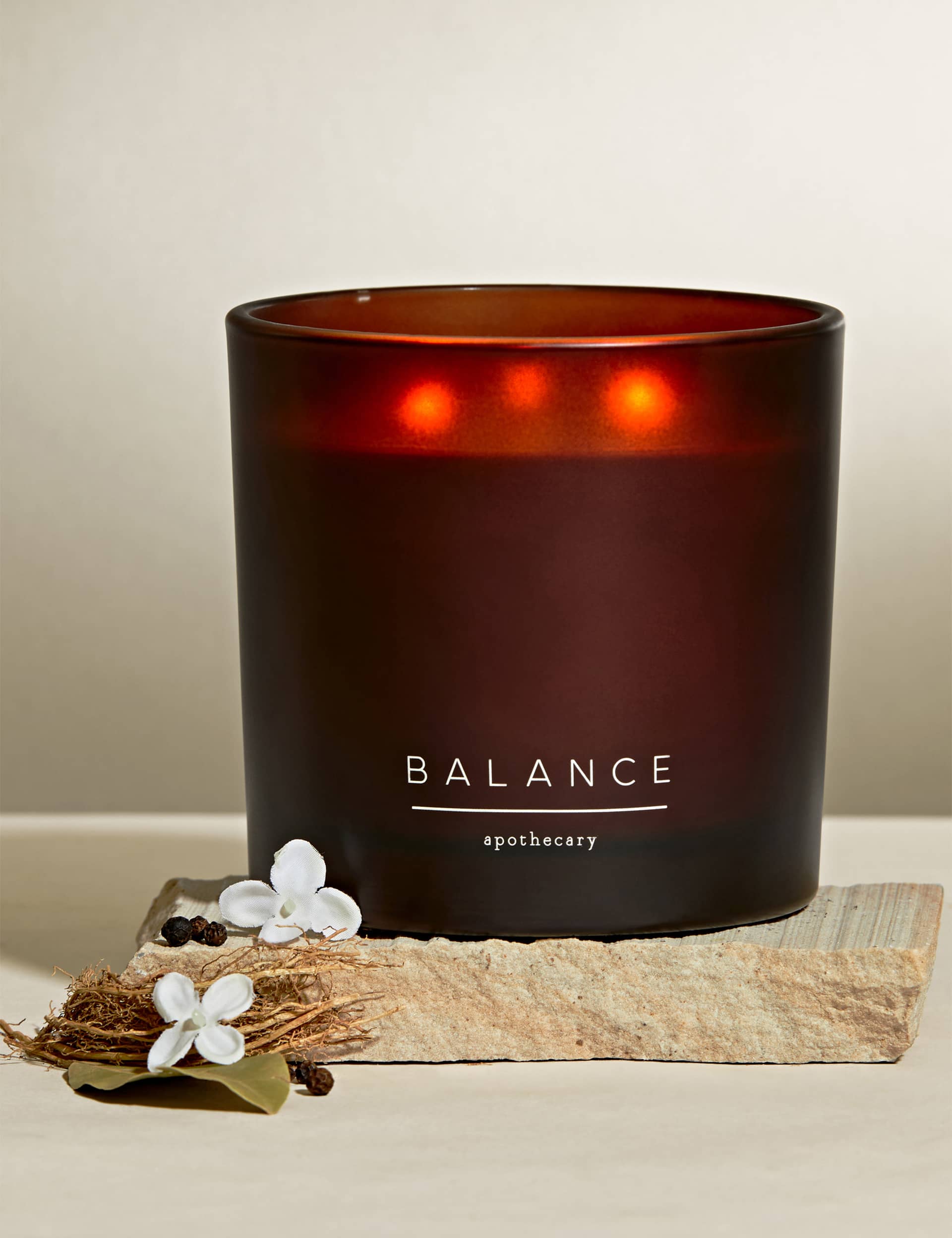 Apothecary Balance 3 Wick Candle - Amber, Amber