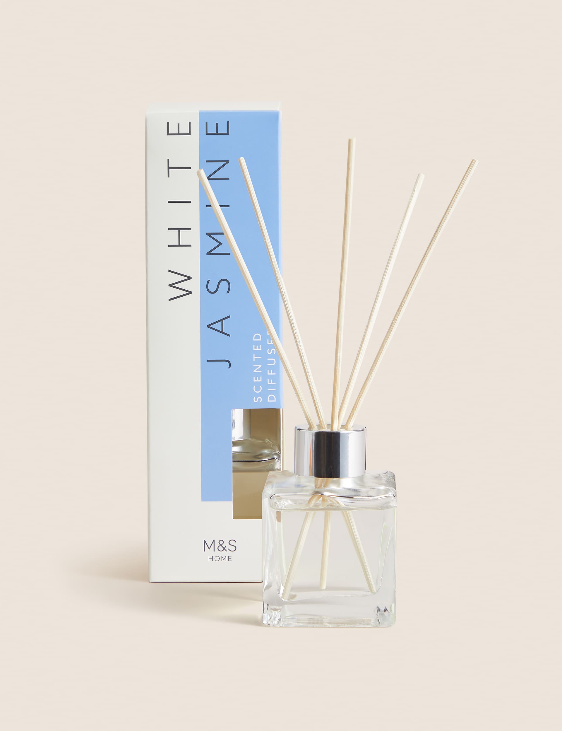 M&S White Jasmine 80ml Diffuser - Purple, Purple