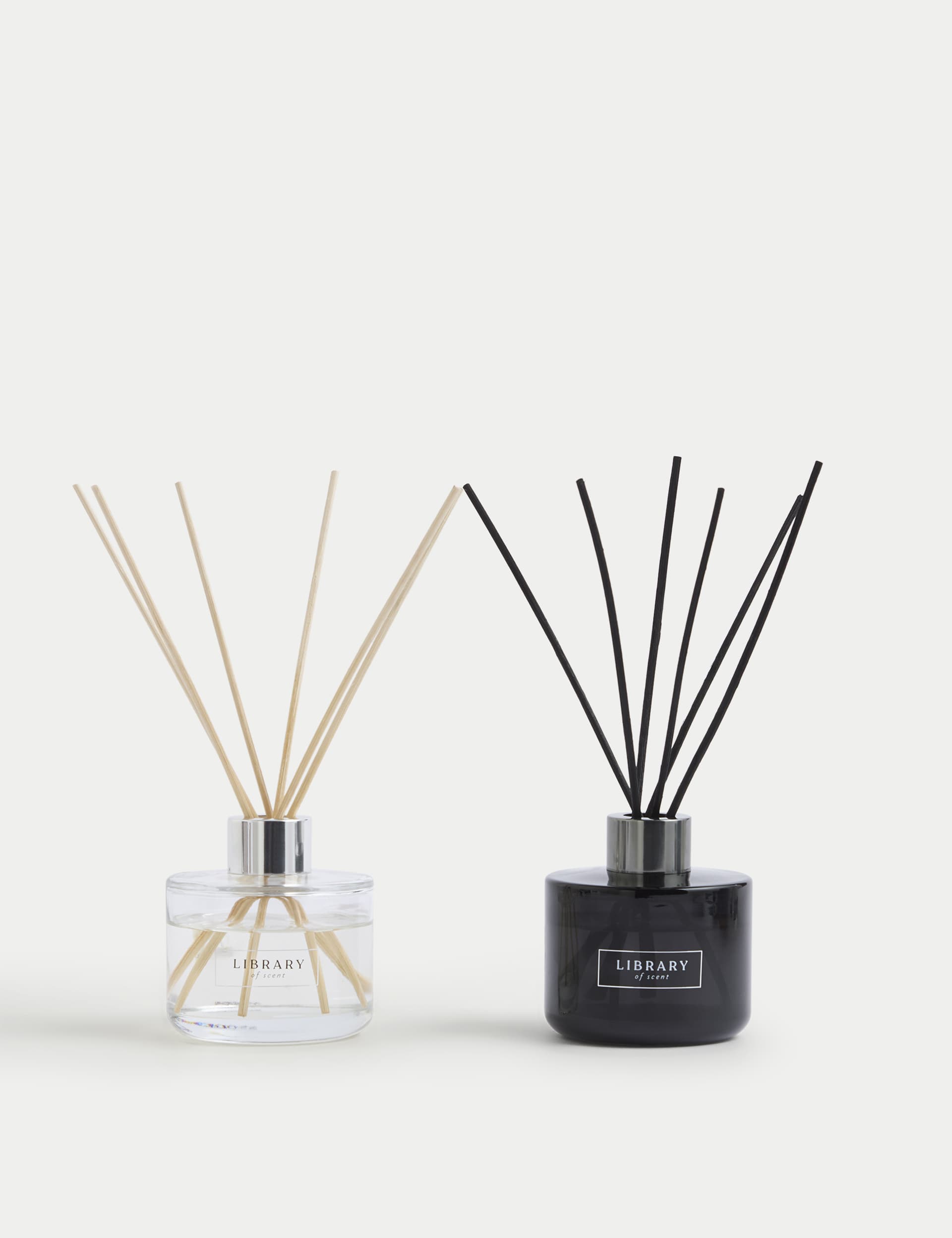 Library Of Scent Set of 2 Light & Dark Diffusers Gift Set - White Mix, White Mix