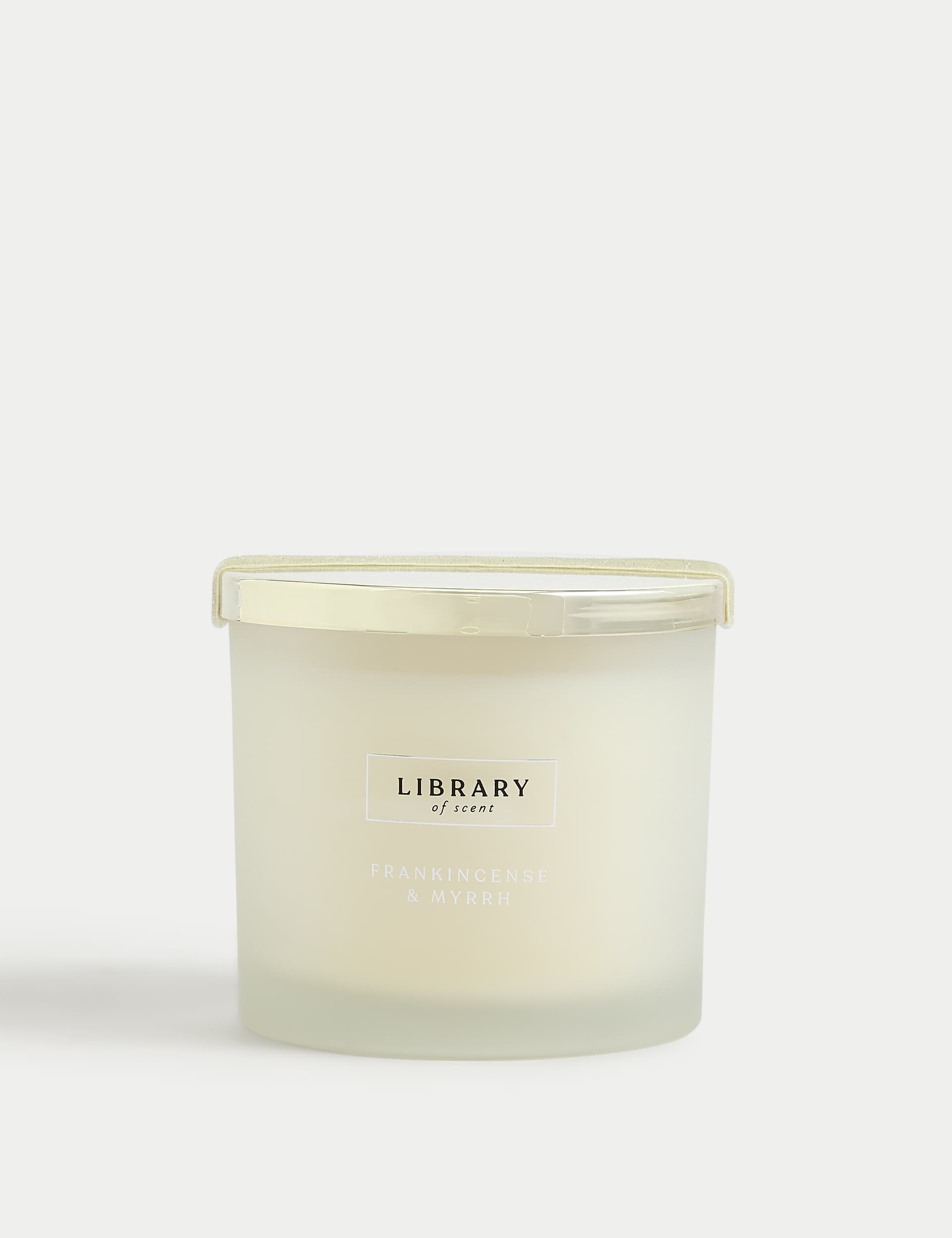 Library Of Scent Frankincense & Myrrh Scented Candle - Silver, Silver