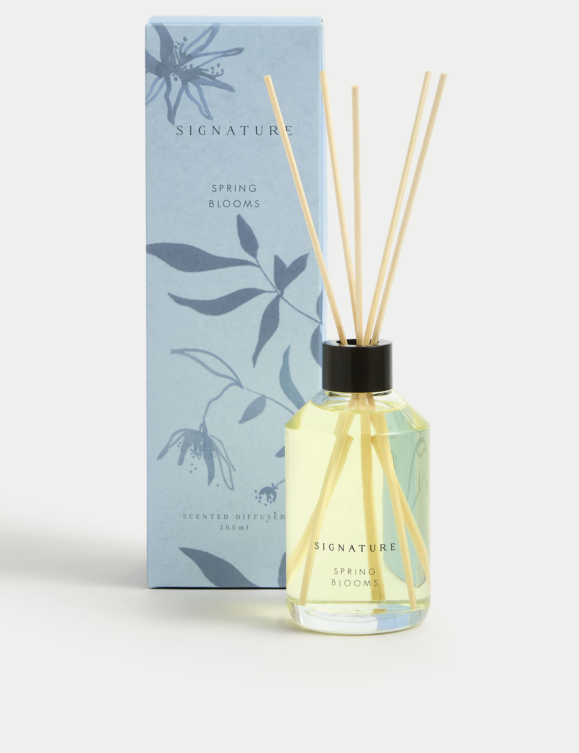 Signature Spring Blooms 200ml Diffuser - Dark Blue Mix, Dark Blue Mix