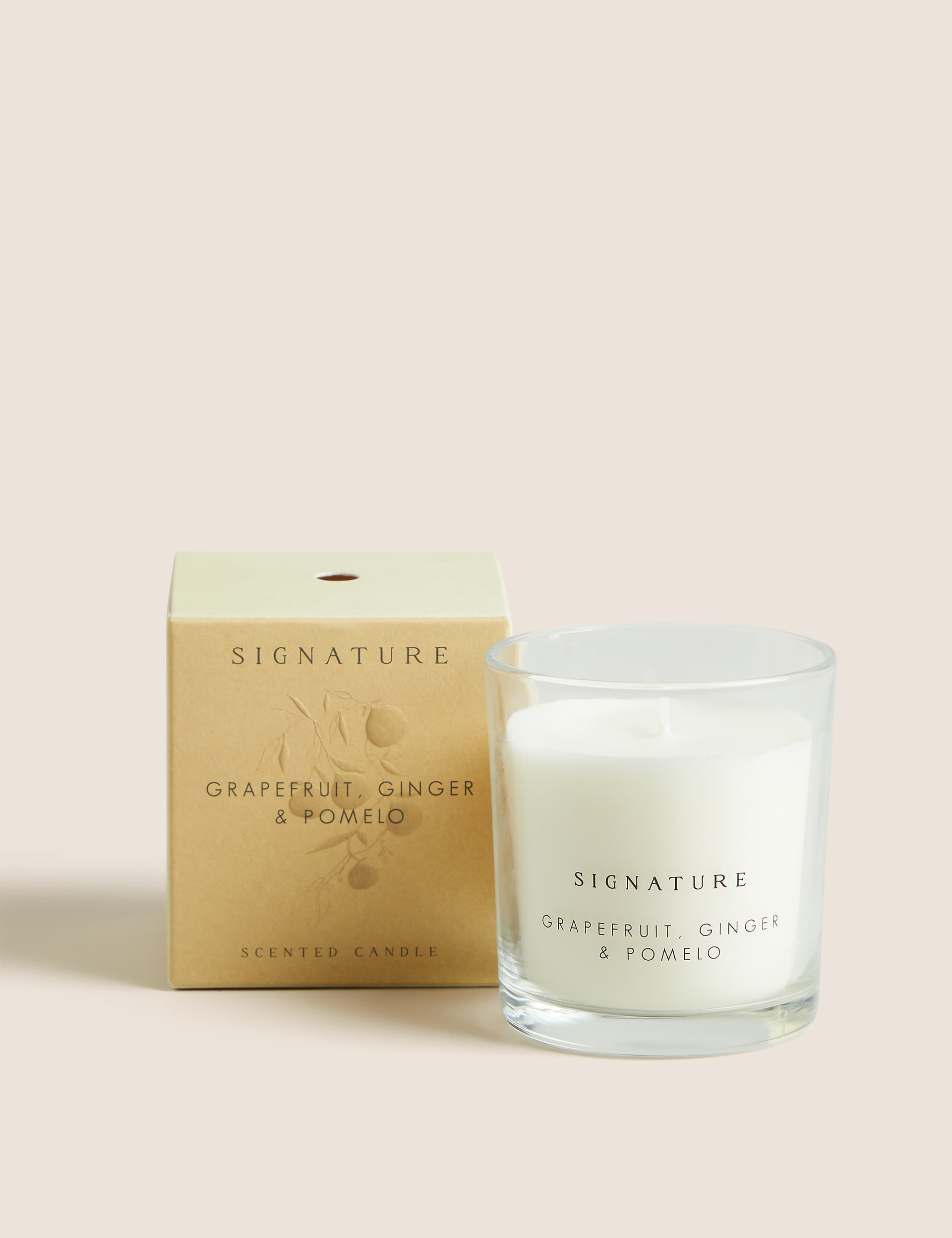 Signature Grapefruit, Ginger & Pomelo Boxed Candle - Yellow Mix, Yellow Mix