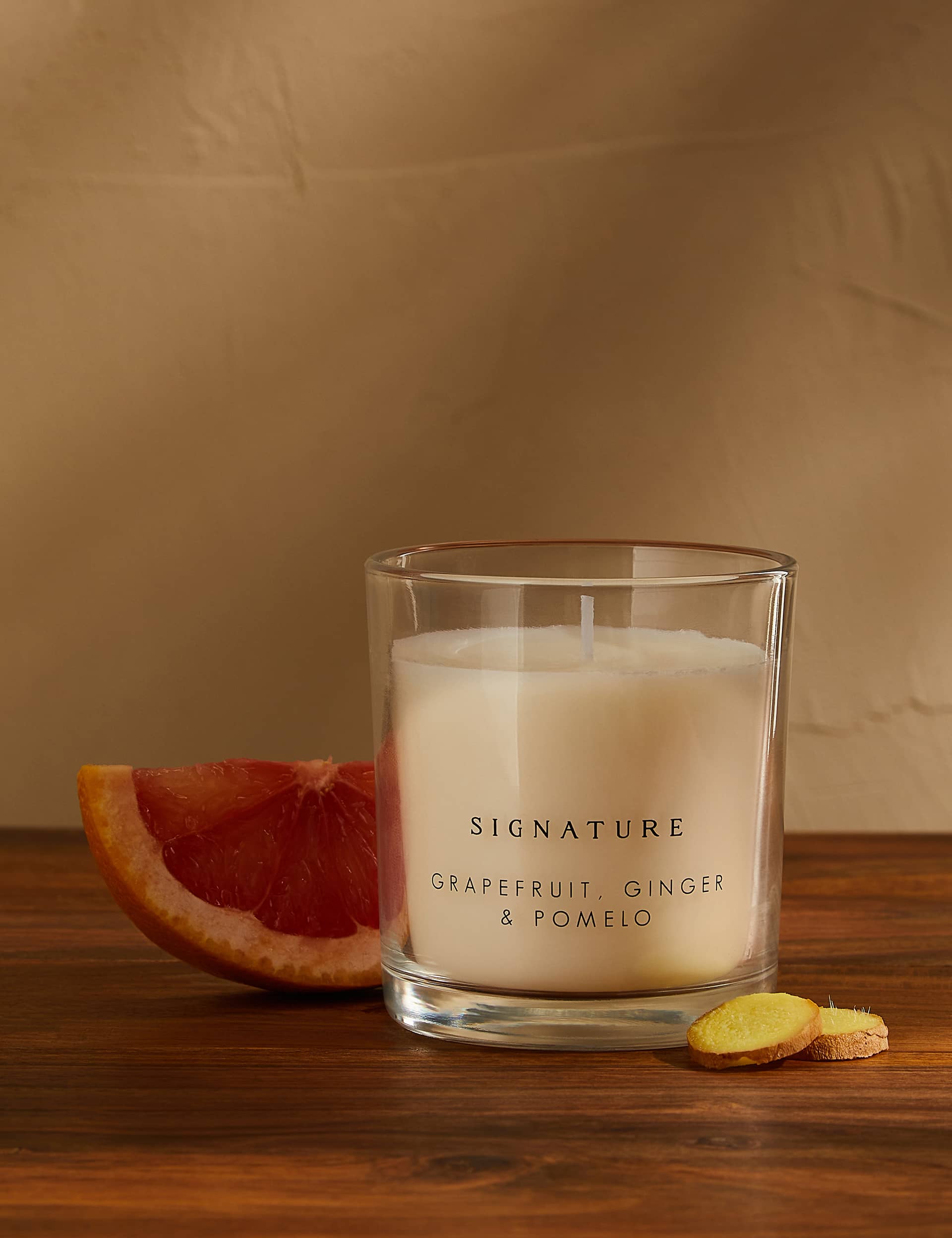 Signature Grapefruit, Ginger & Pomelo Boxed Candle - Yellow Mix, Yellow Mix