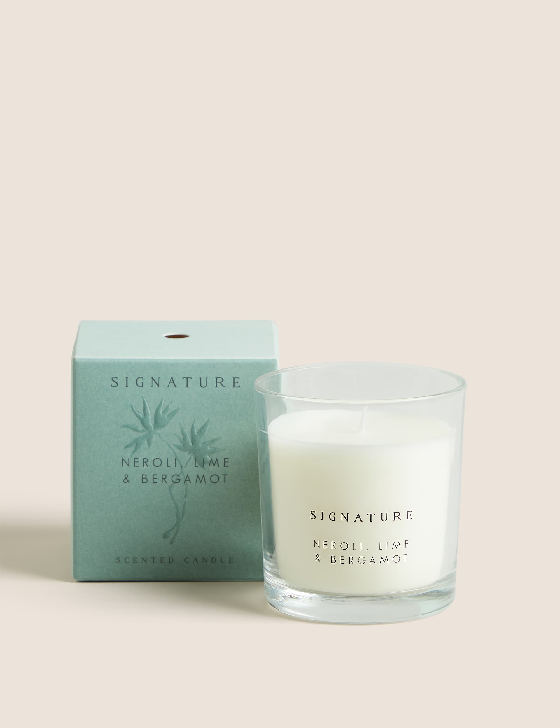 Signature Neroli, Lime & Bergamot Boxed Candle - Blue Mix, Blue Mix