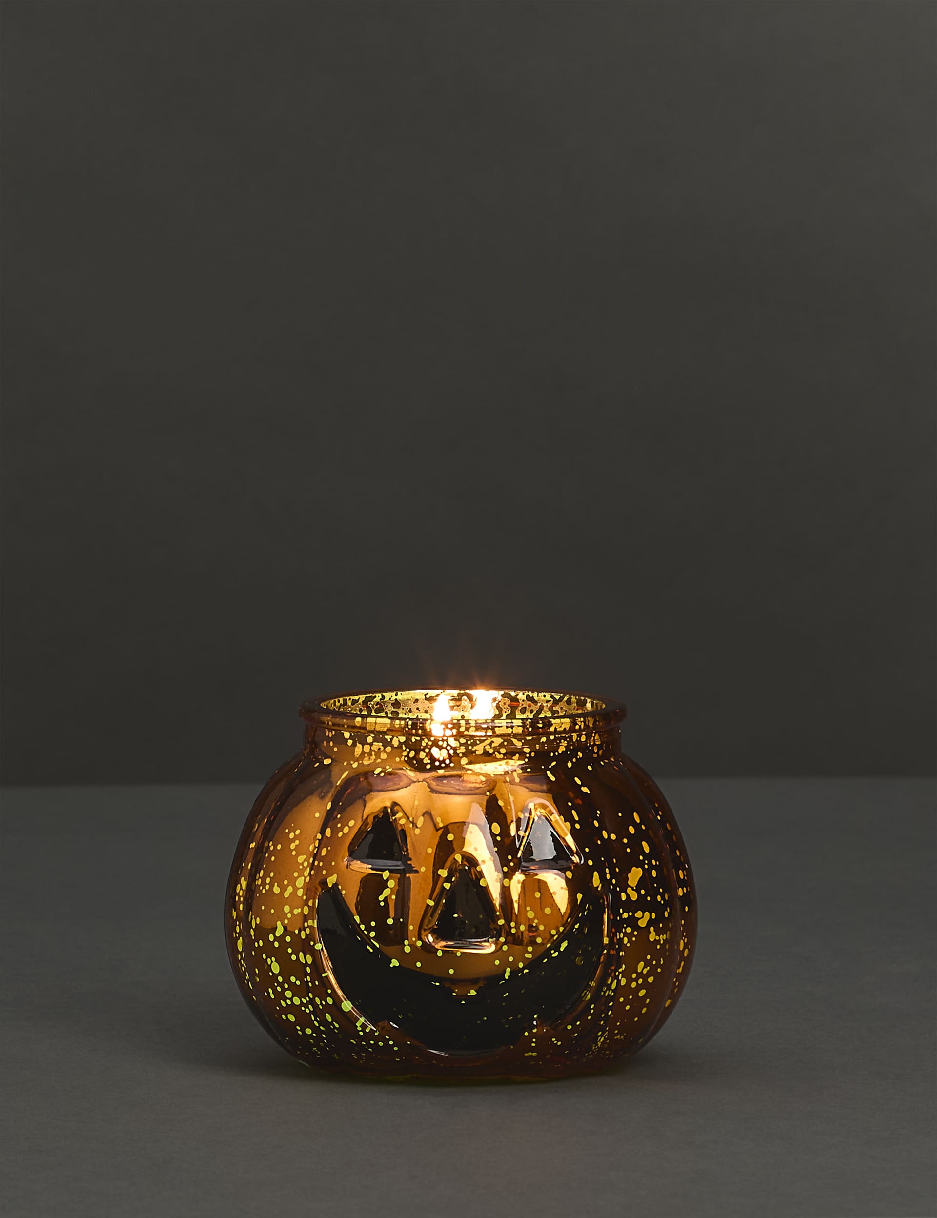 M&S Pumpkin Colour Change Candle - White Mix, White Mix