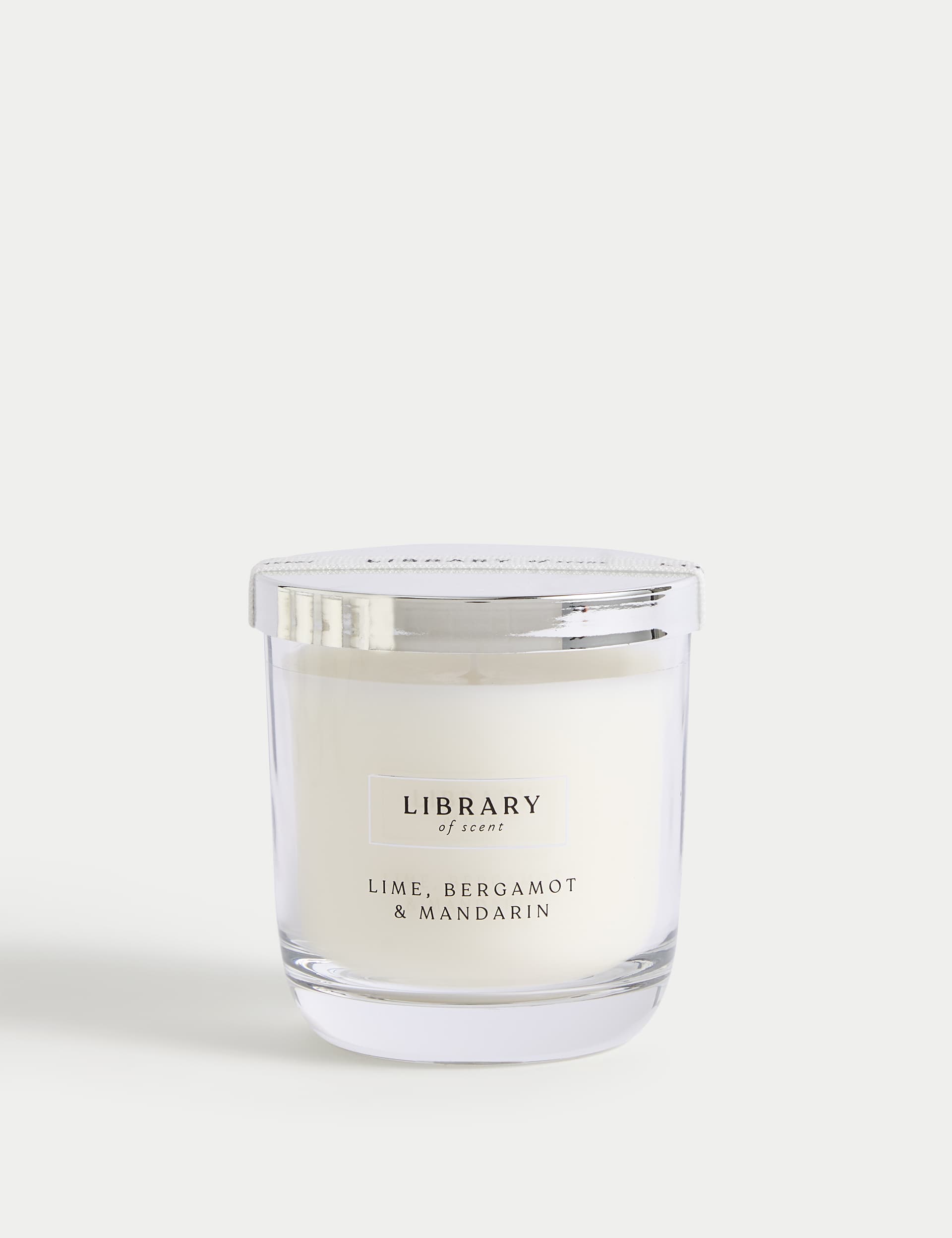 Library Of Scent Lime, Bergamot & Mandarin Scented Candle - White, White