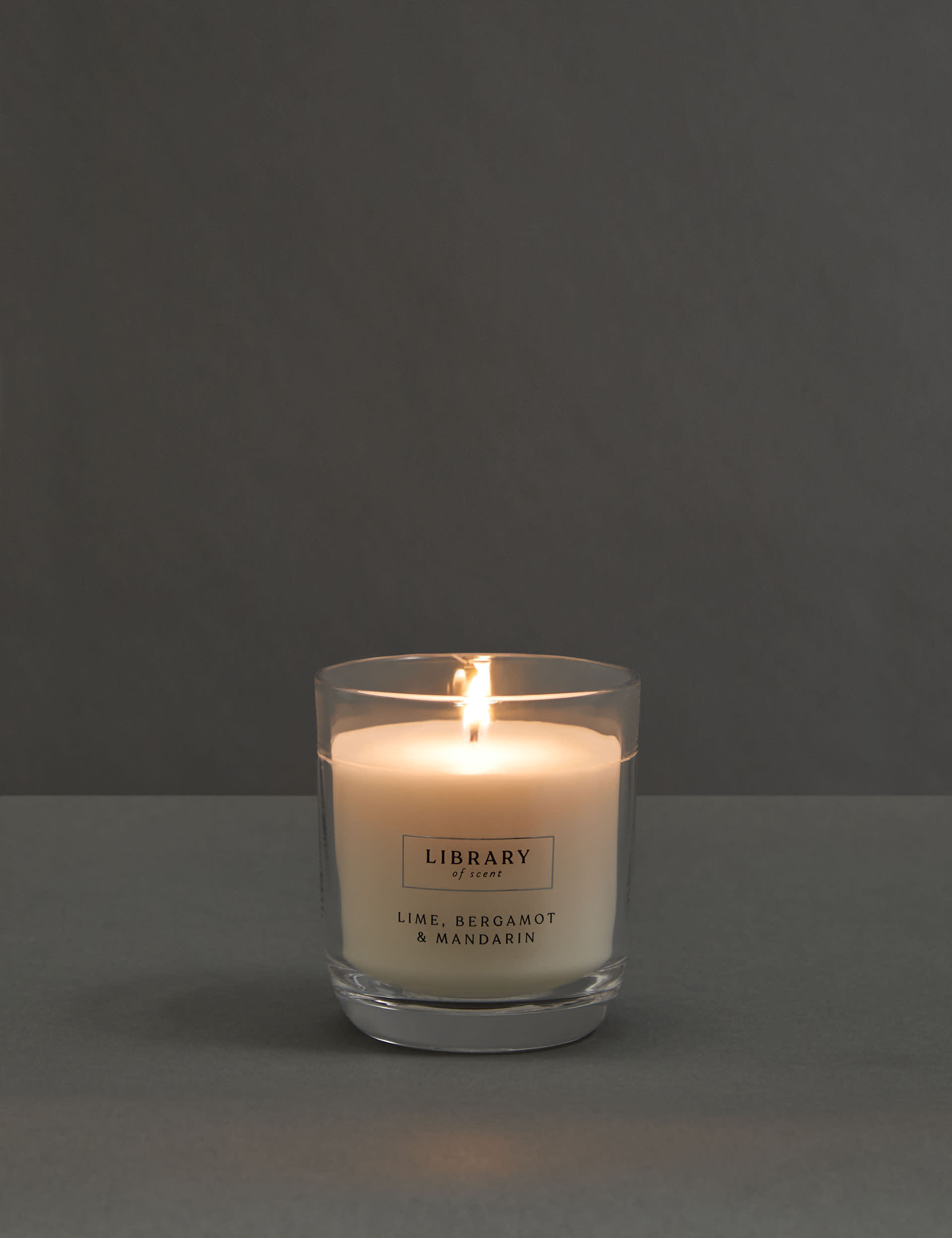 Library Of Scent Lime, Bergamot & Mandarin Scented Candle - White, White