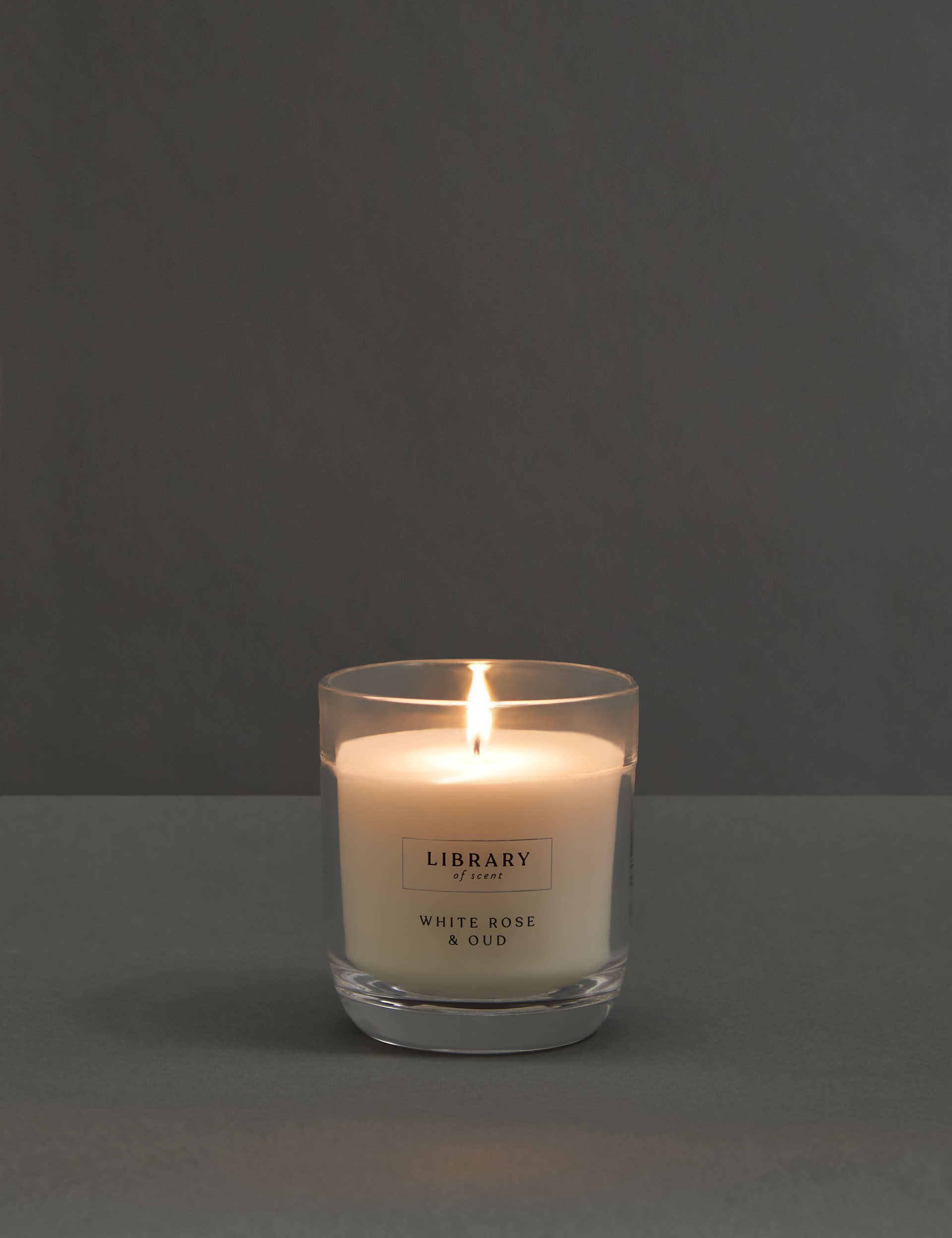 Library Of Scent White Rose & Oud Scented Candle - White Mix, White Mix