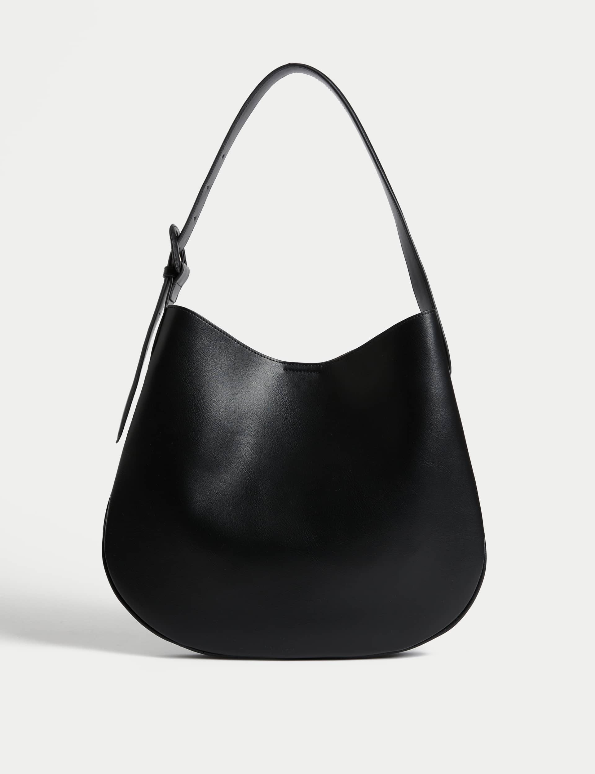 M&S Women's Faux Leather Shoulder Bag