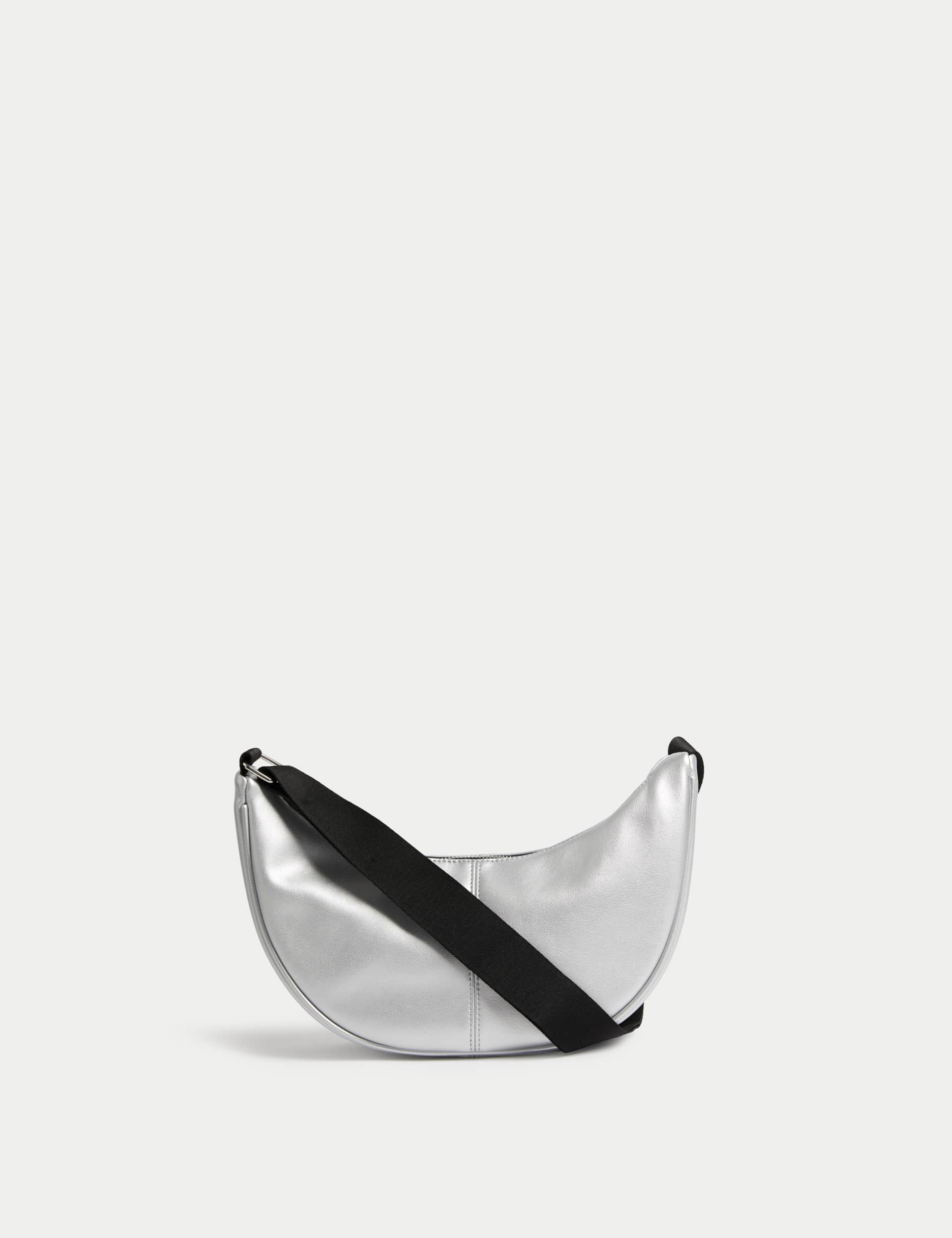 M&S Women's Faux Leather Sling Cross Body Bag