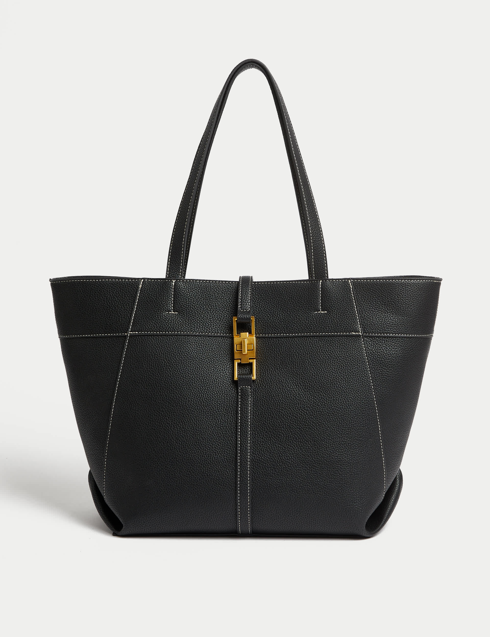 M&S Women's Faux Leather Tote Bag