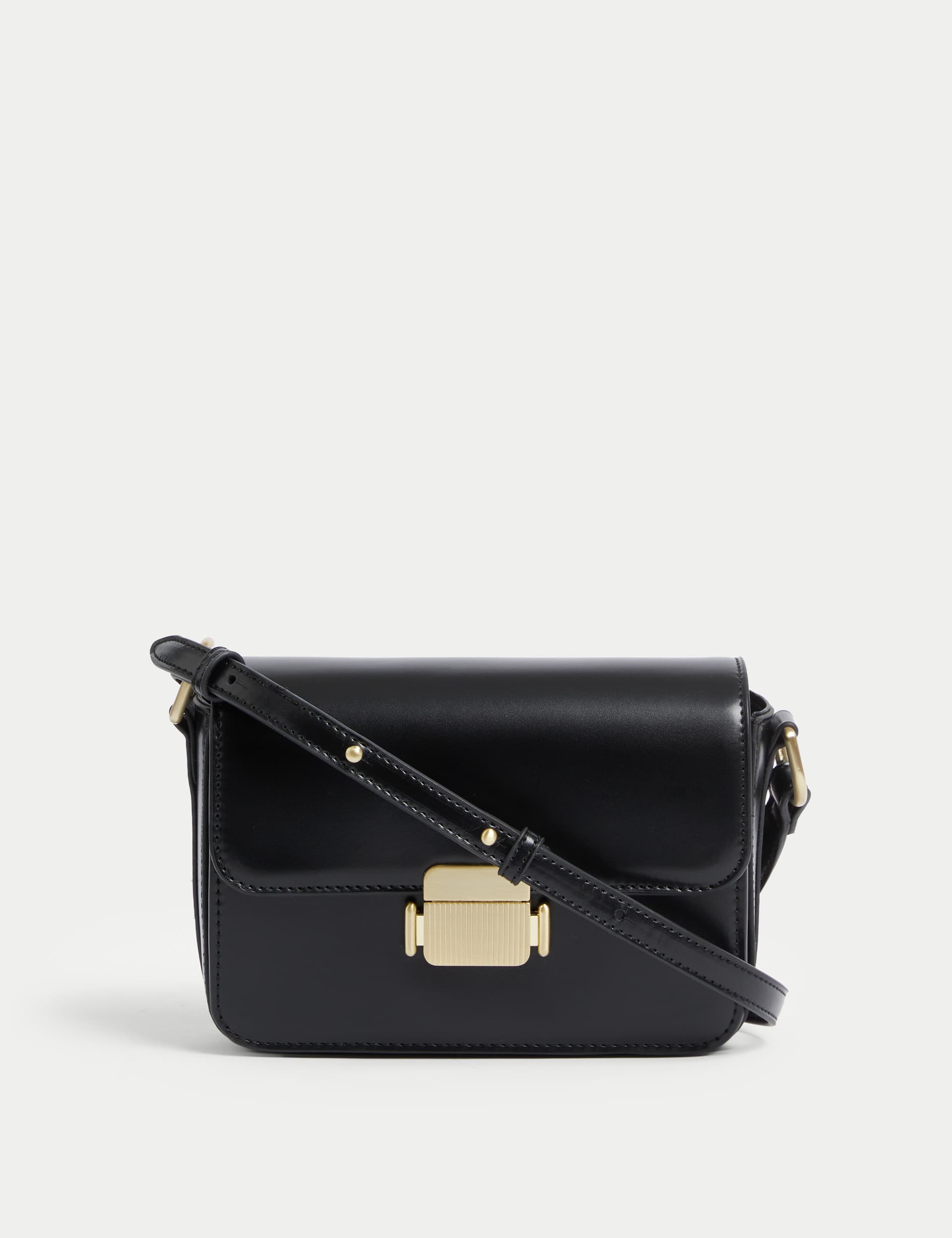 M&S Women's Faux Leather Cross Body Bag