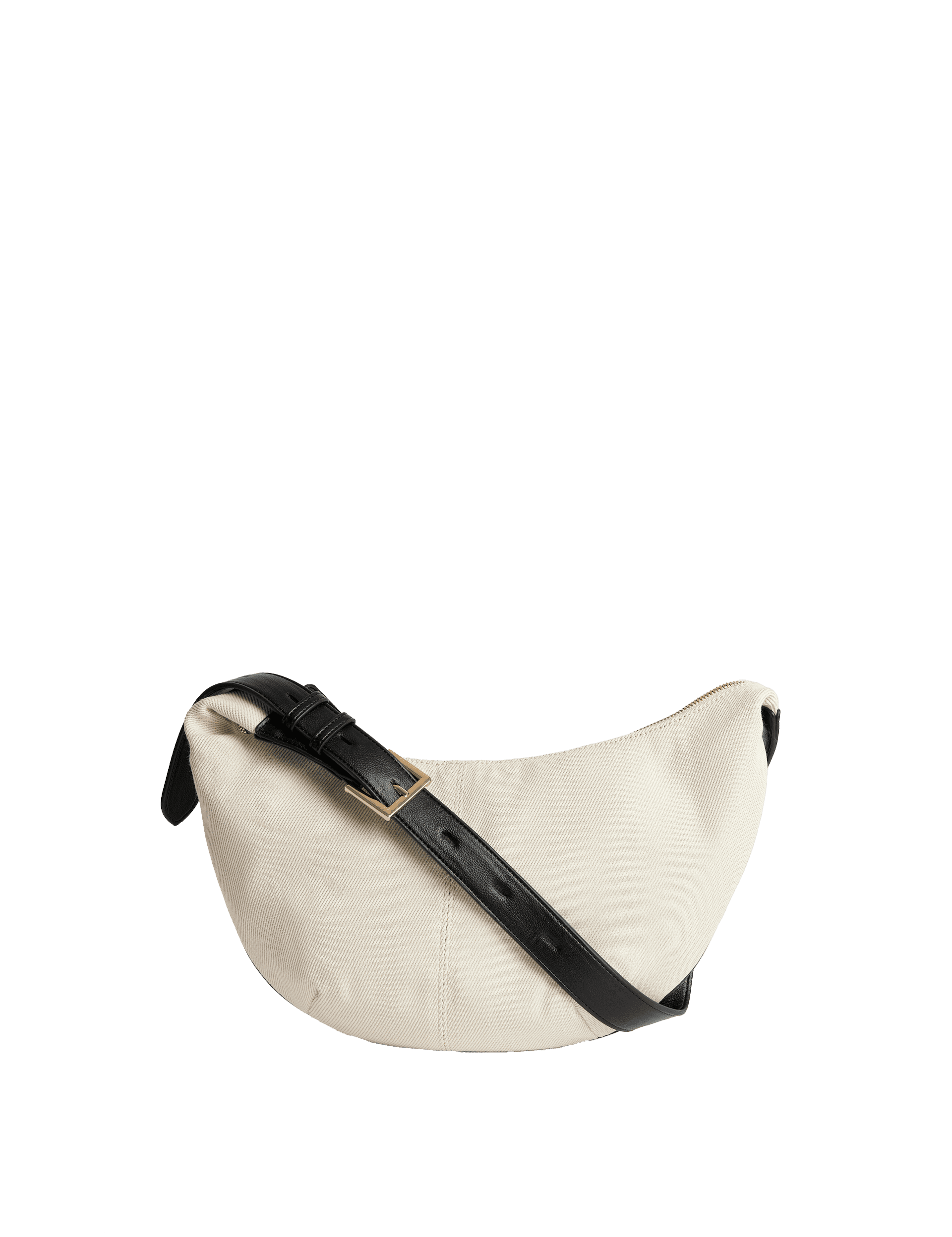 M&S Collection Women's Canvas Shoulder Bag - Natural Mix, Natural Mix