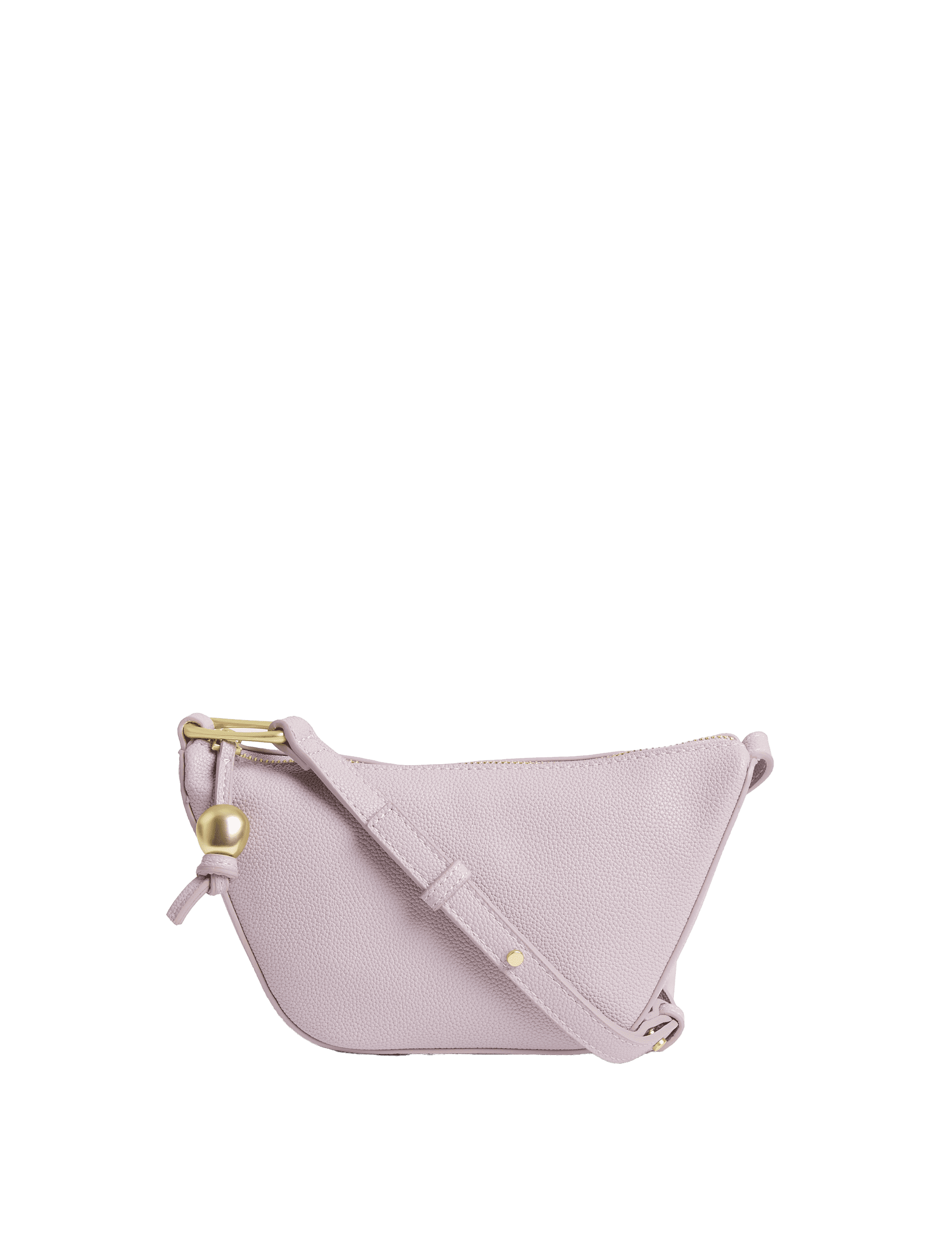 M&S Collection Women's Faux Leather Mini Cross Body Bag - Lavender, Black,Olive,Cream,Lavender