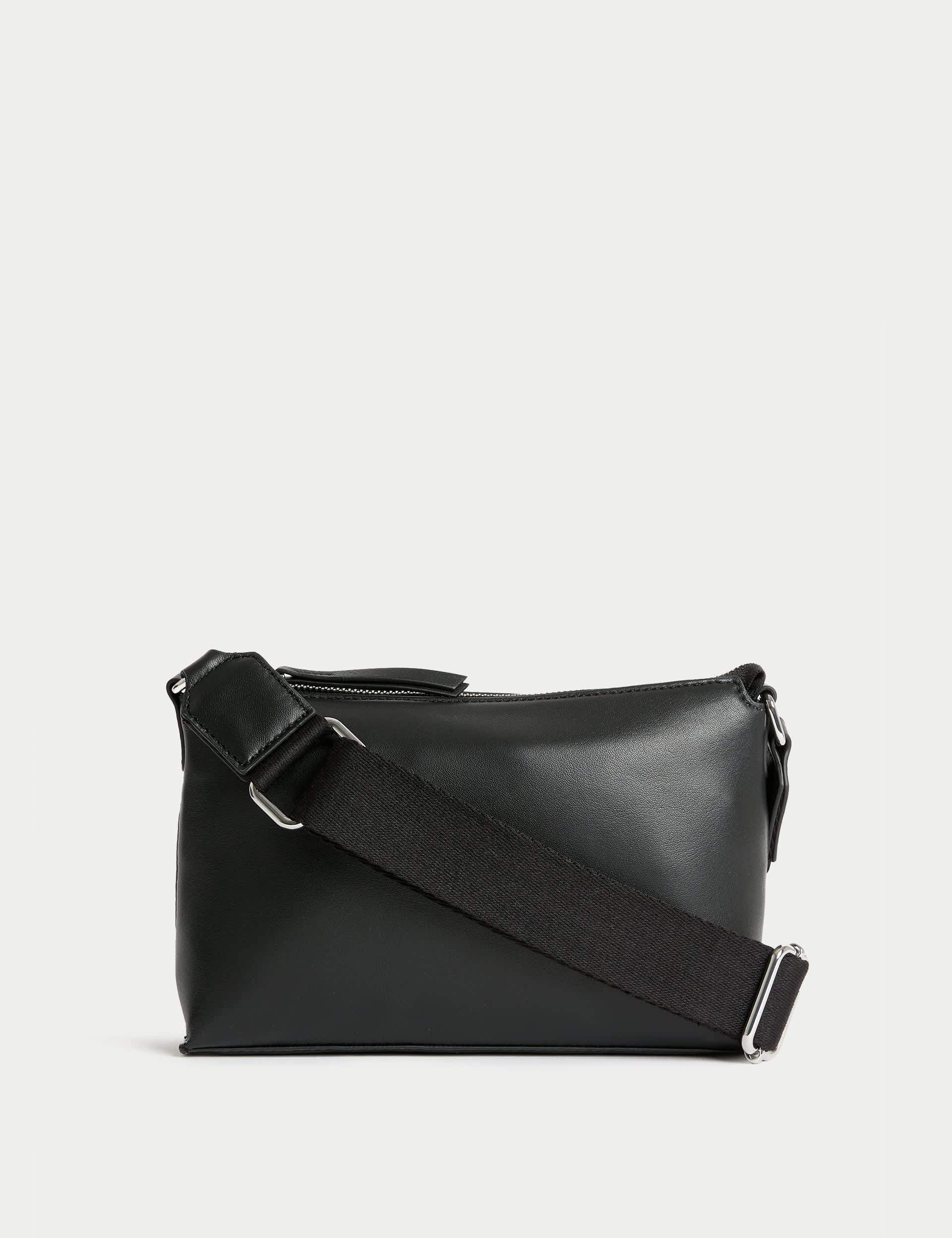 Per Una Women's Leather Cross Body Bag - Black, Black