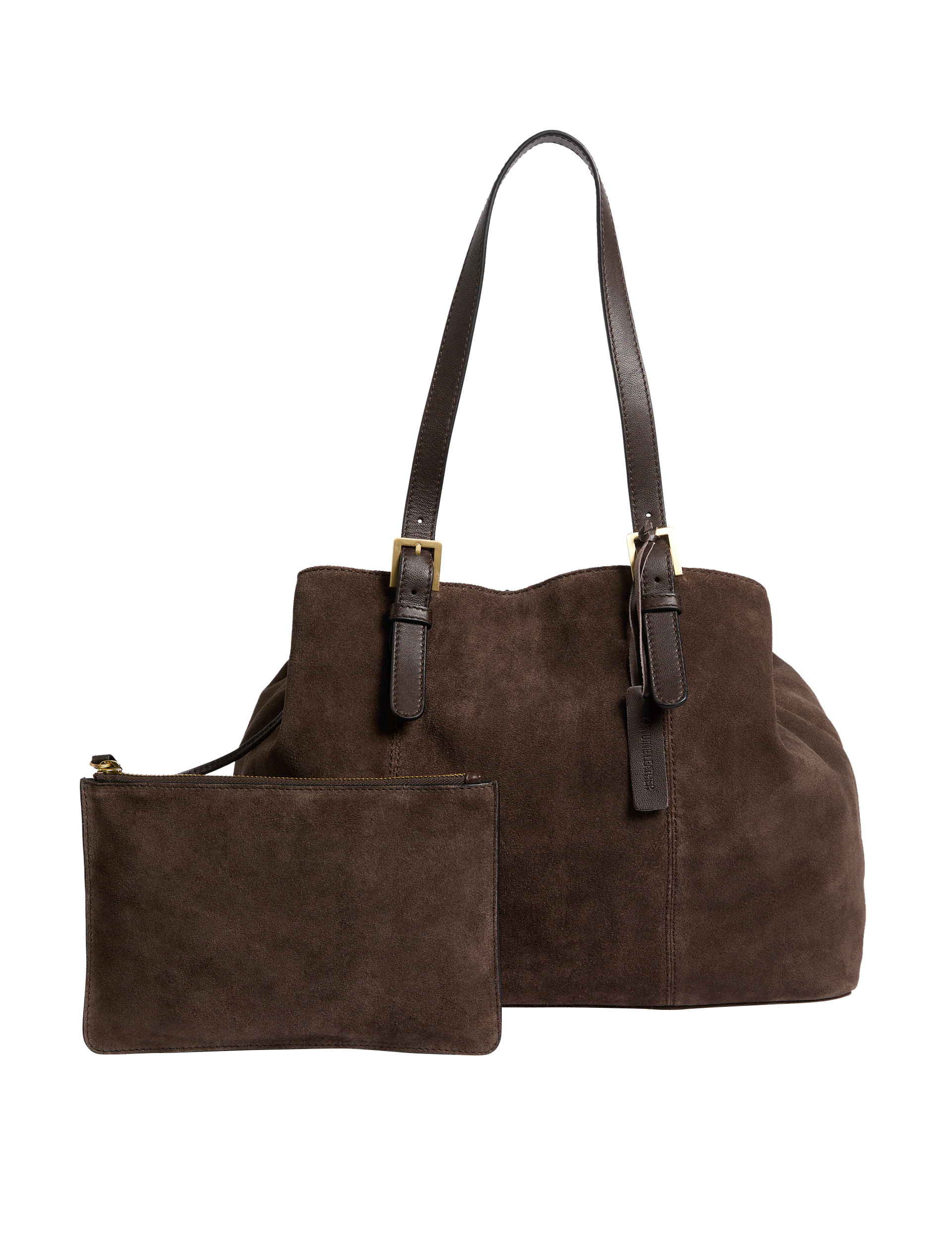 Autograph Women's Suede Tote Bag - Chocolate, Chocolate