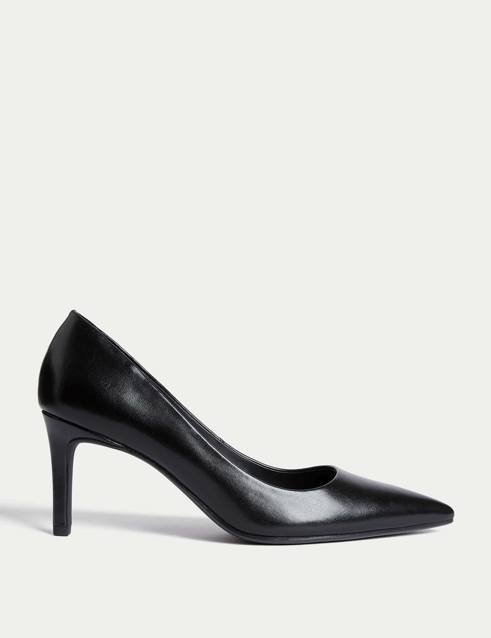 M&S Women's Stiletto Heel Pointed Court Shoes