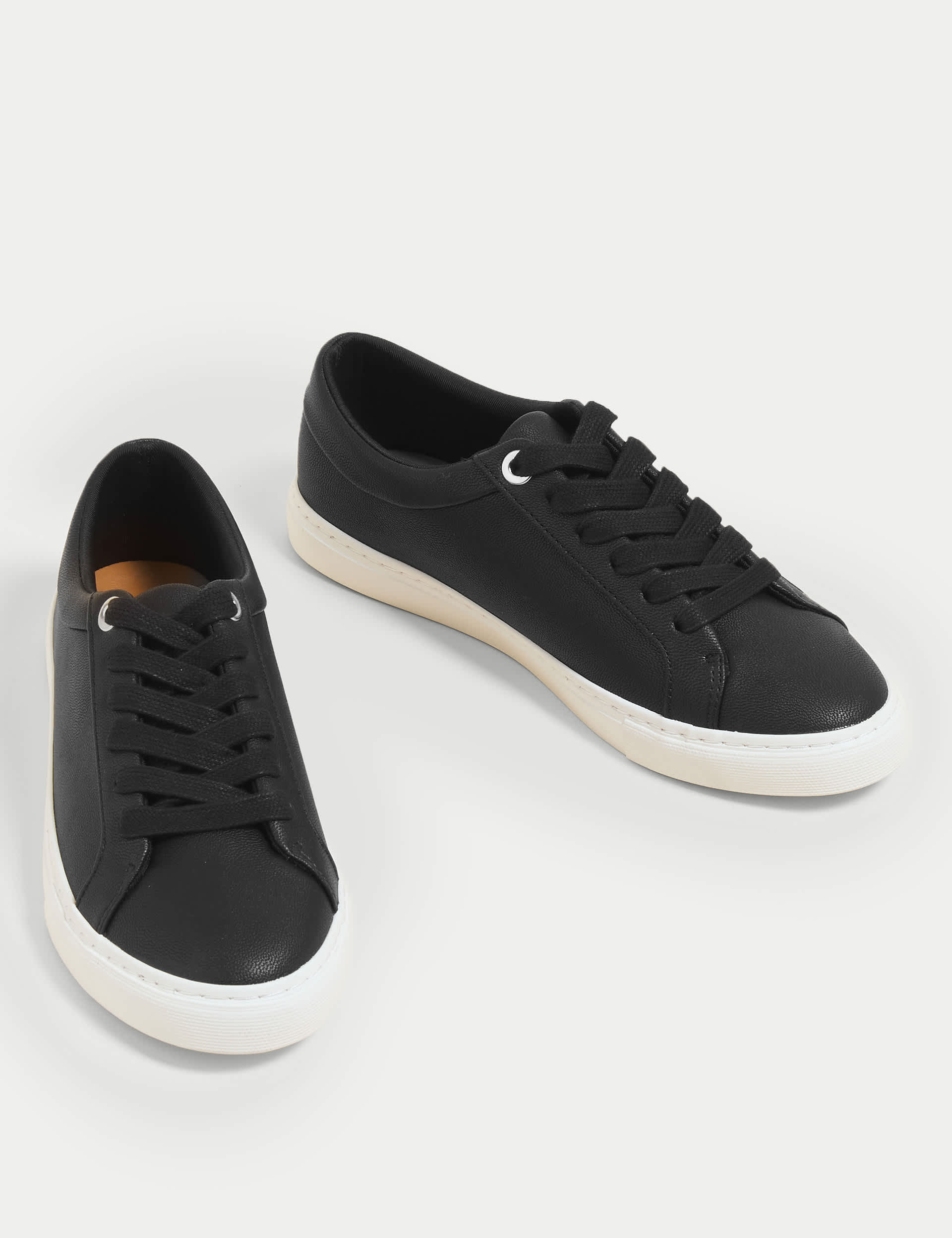 M&S Women's Lace Up Eyelet Detail Trainers