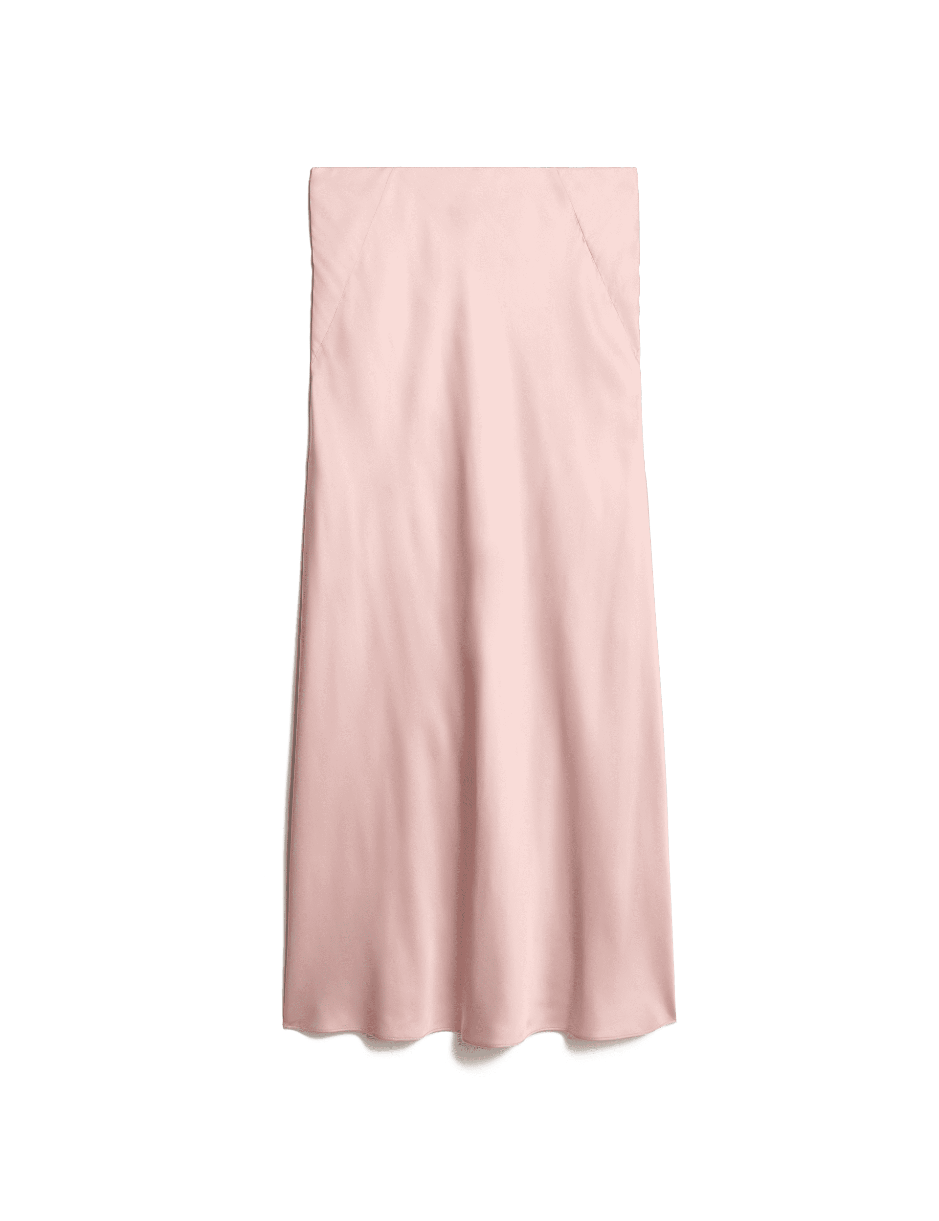 M&S X Sienna Miller Women's Satin Maxi Slip Skirt - 8REG - Pink, Pink