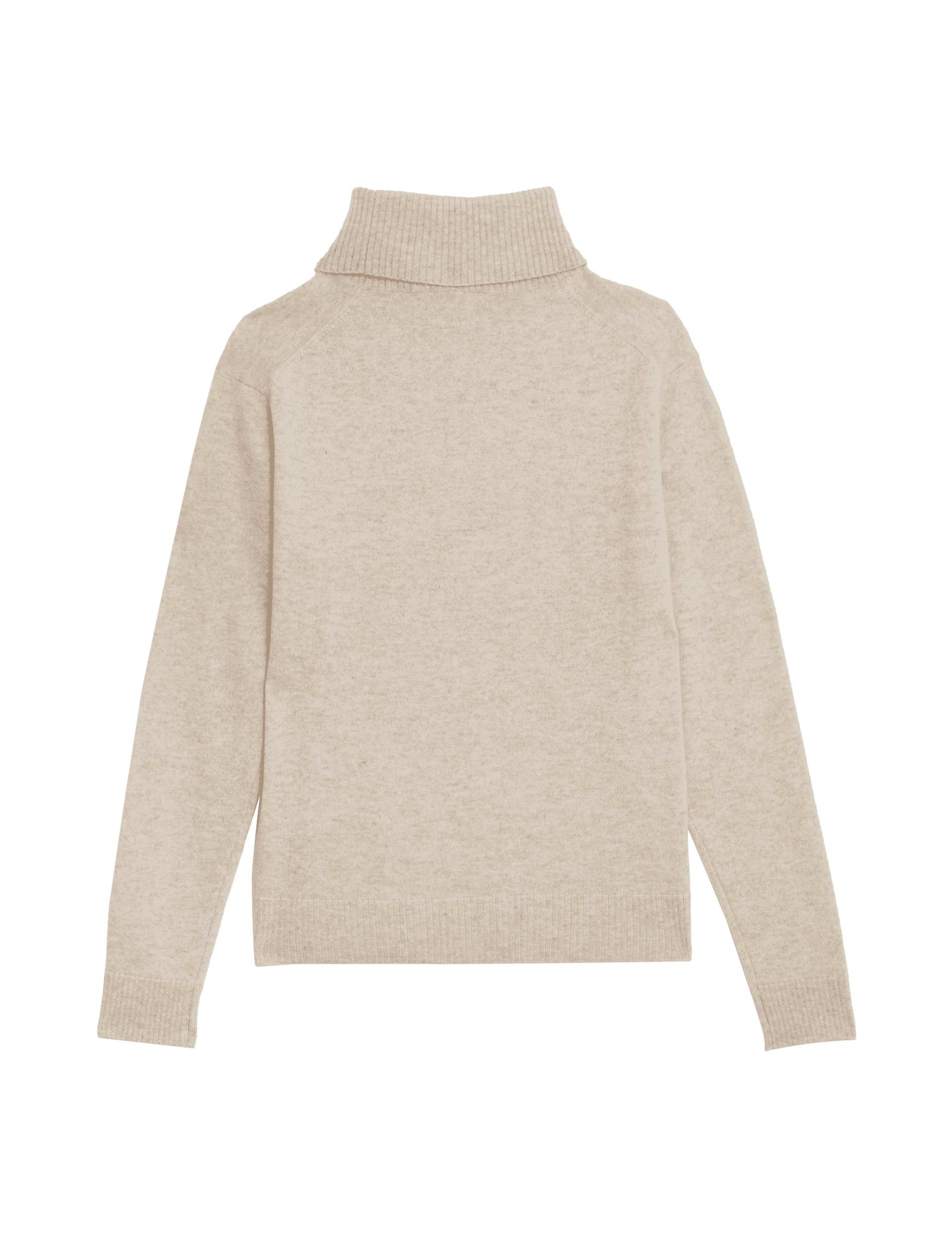 Autograph Women's Pure Cashmere Roll Neck Jumper - 14 - Oatmeal, Grass,Bright Pink,Oatmeal,Nutmeg,Bl