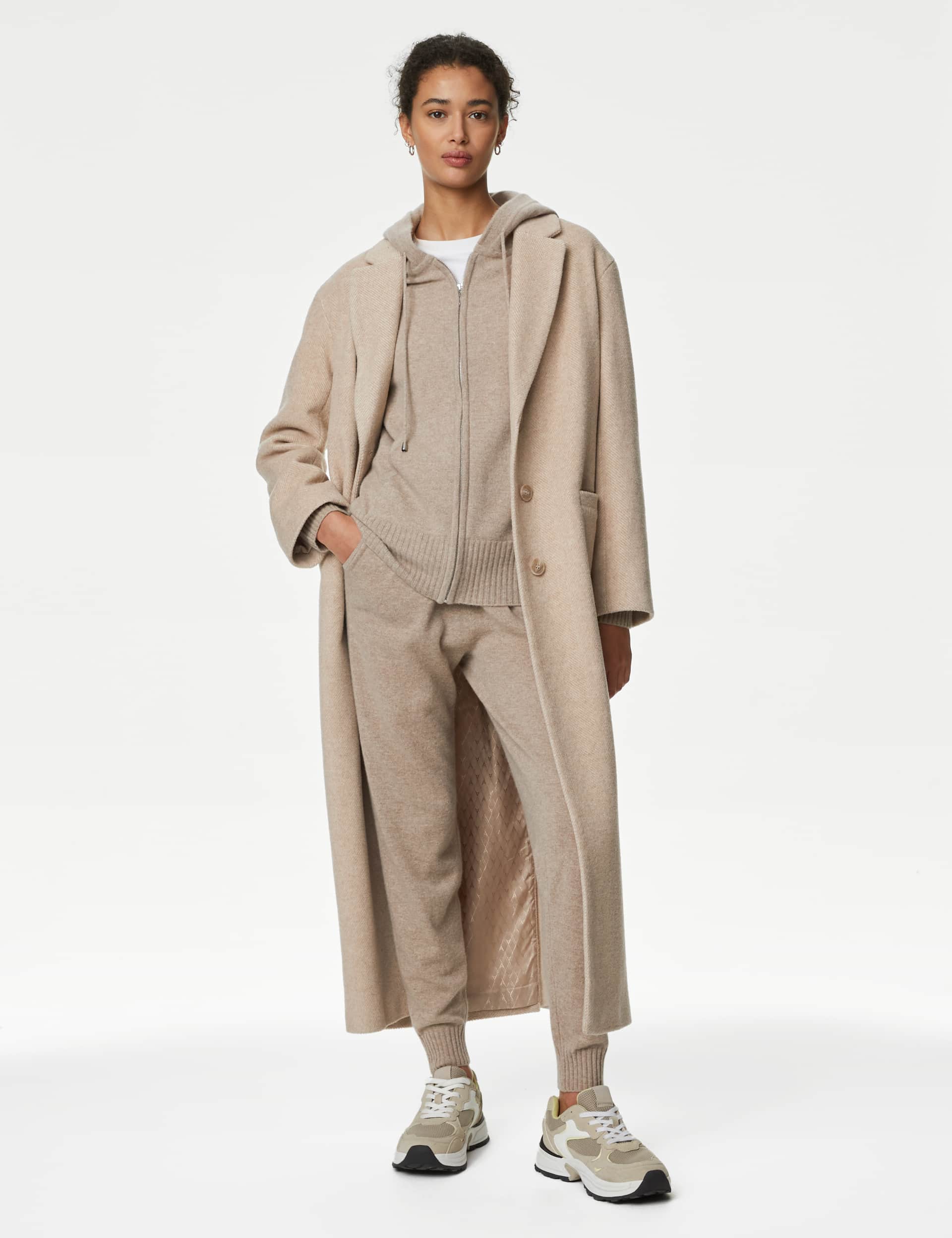 Autograph Women's Pure Cashmere Knitted Relaxed Hoodie