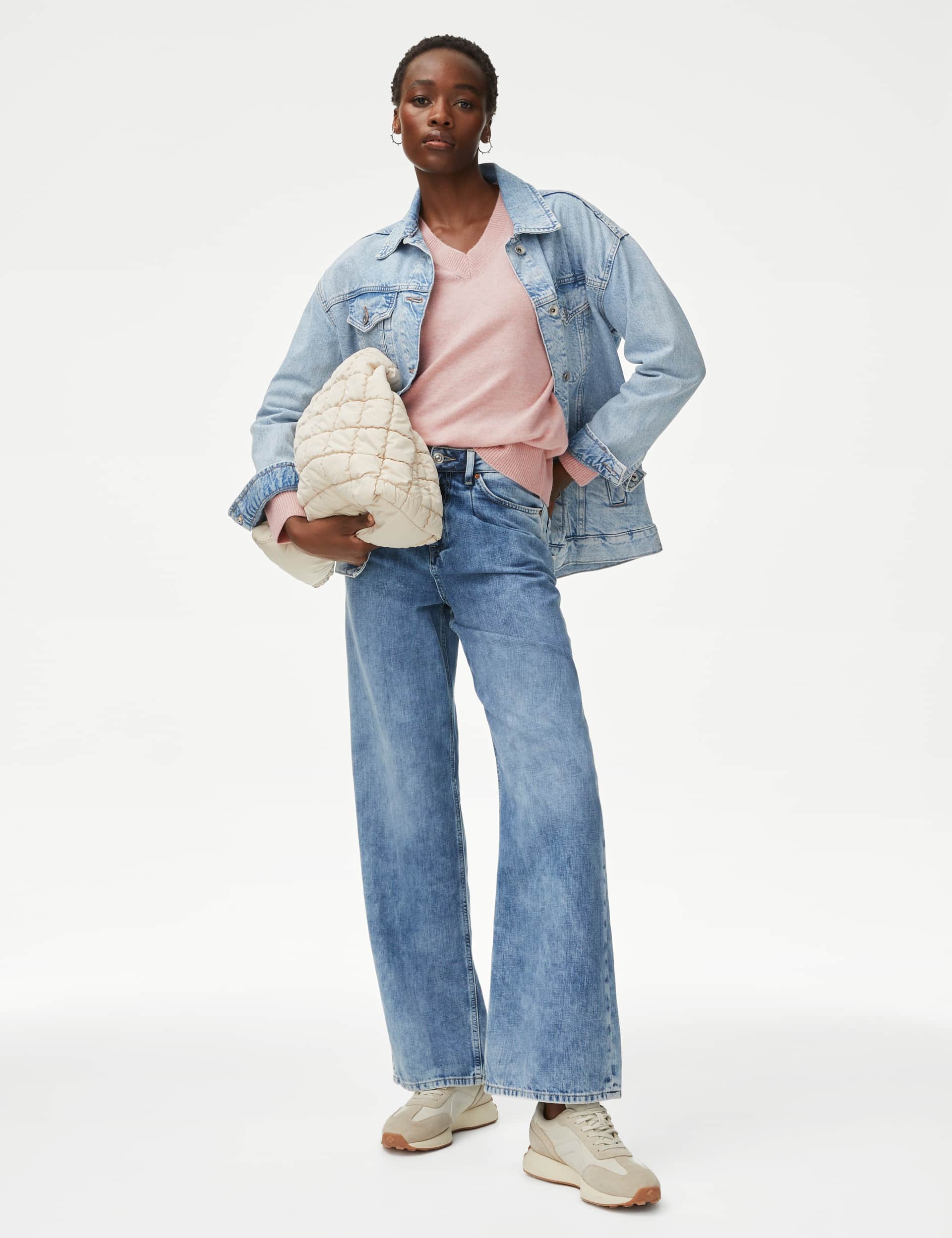 M&S Women's V-Neck Jumper