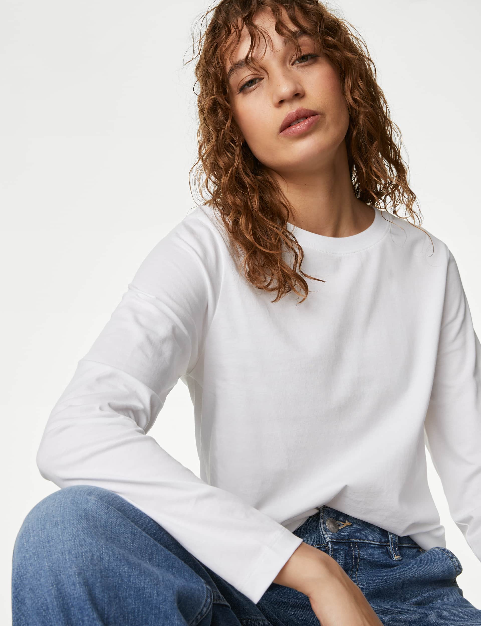 M&S Women's Pure Cotton T-Shirt