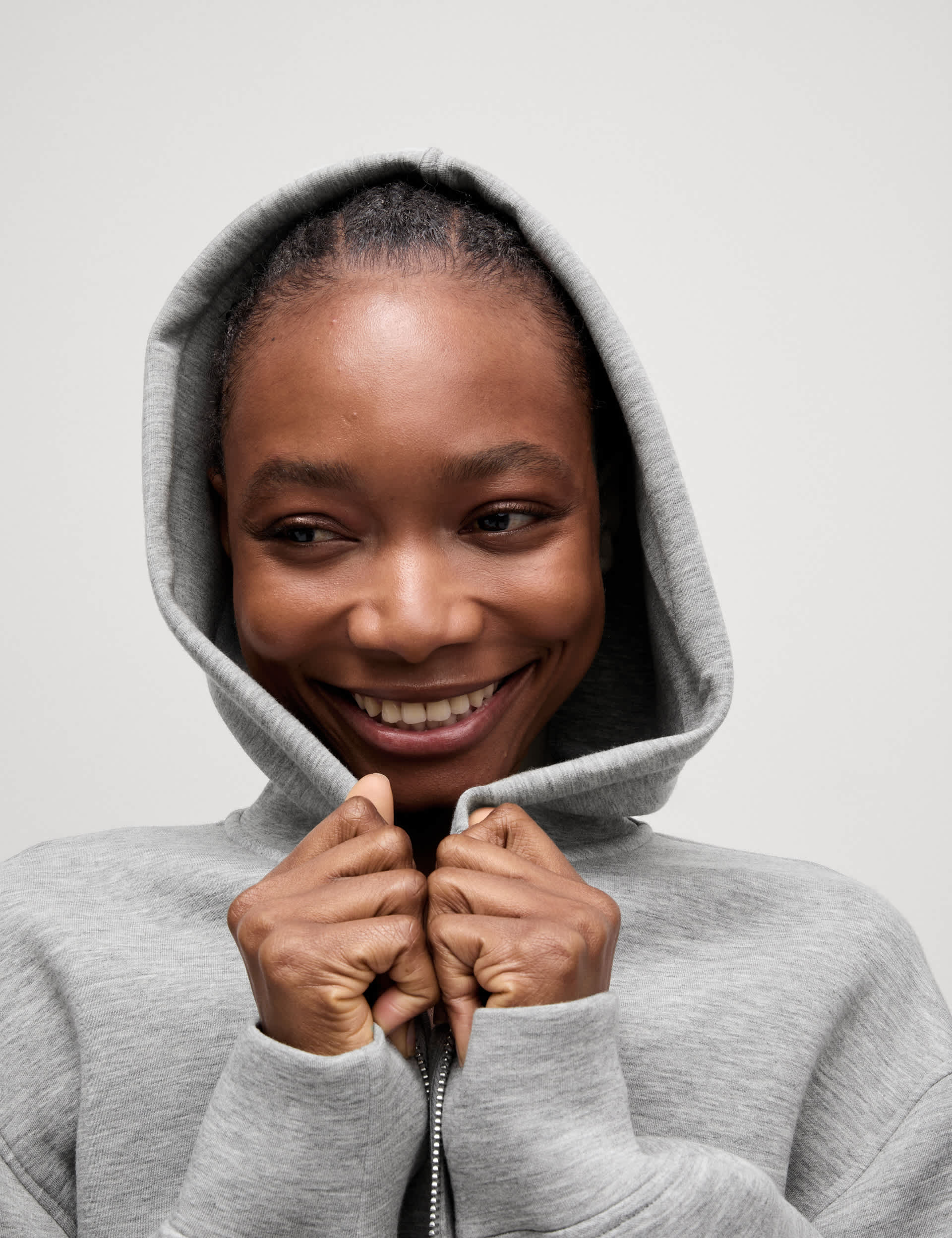 M&S Women's Scuba Zip Up Hoodie