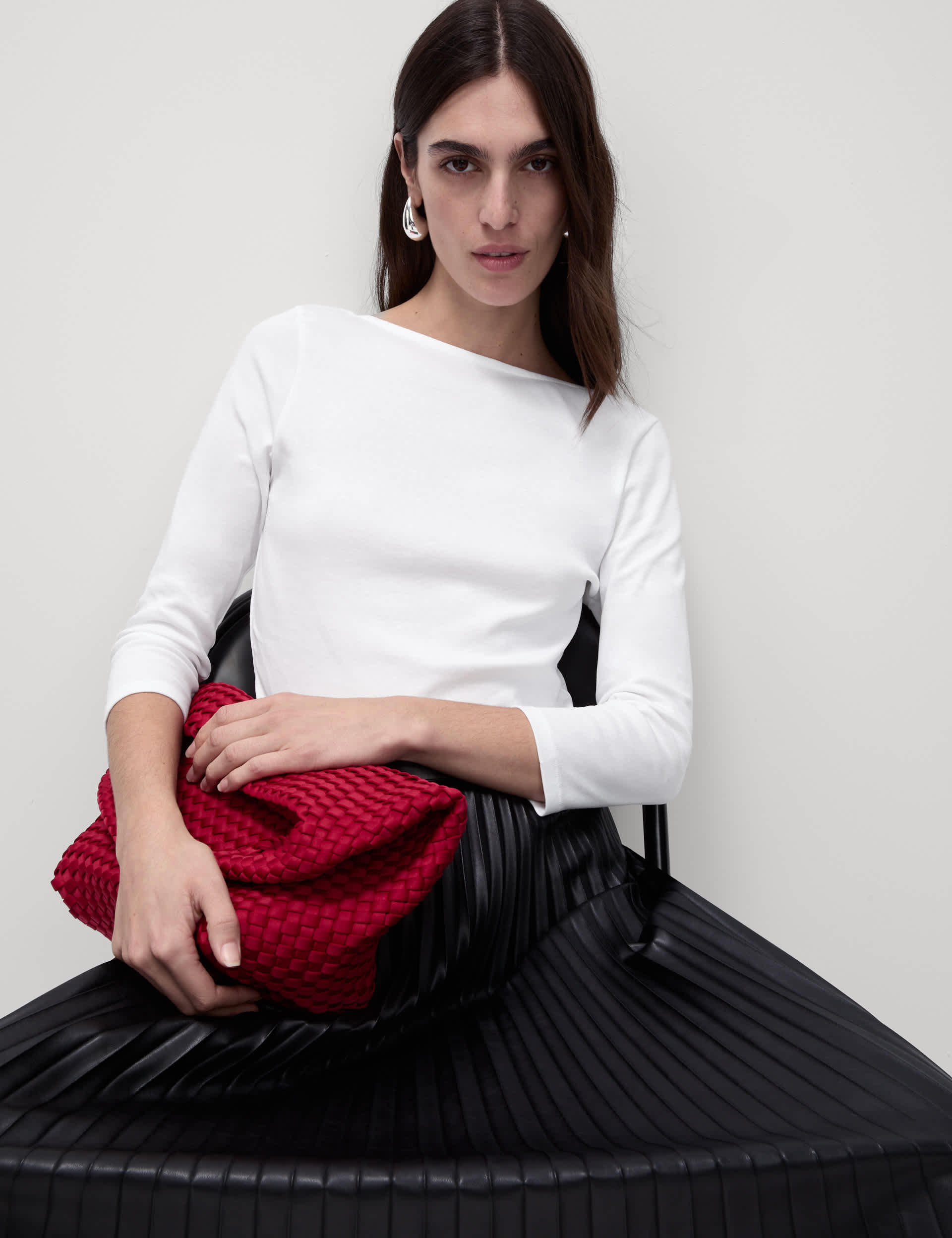 M&S Women's Pure Cotton Slim Fit Top