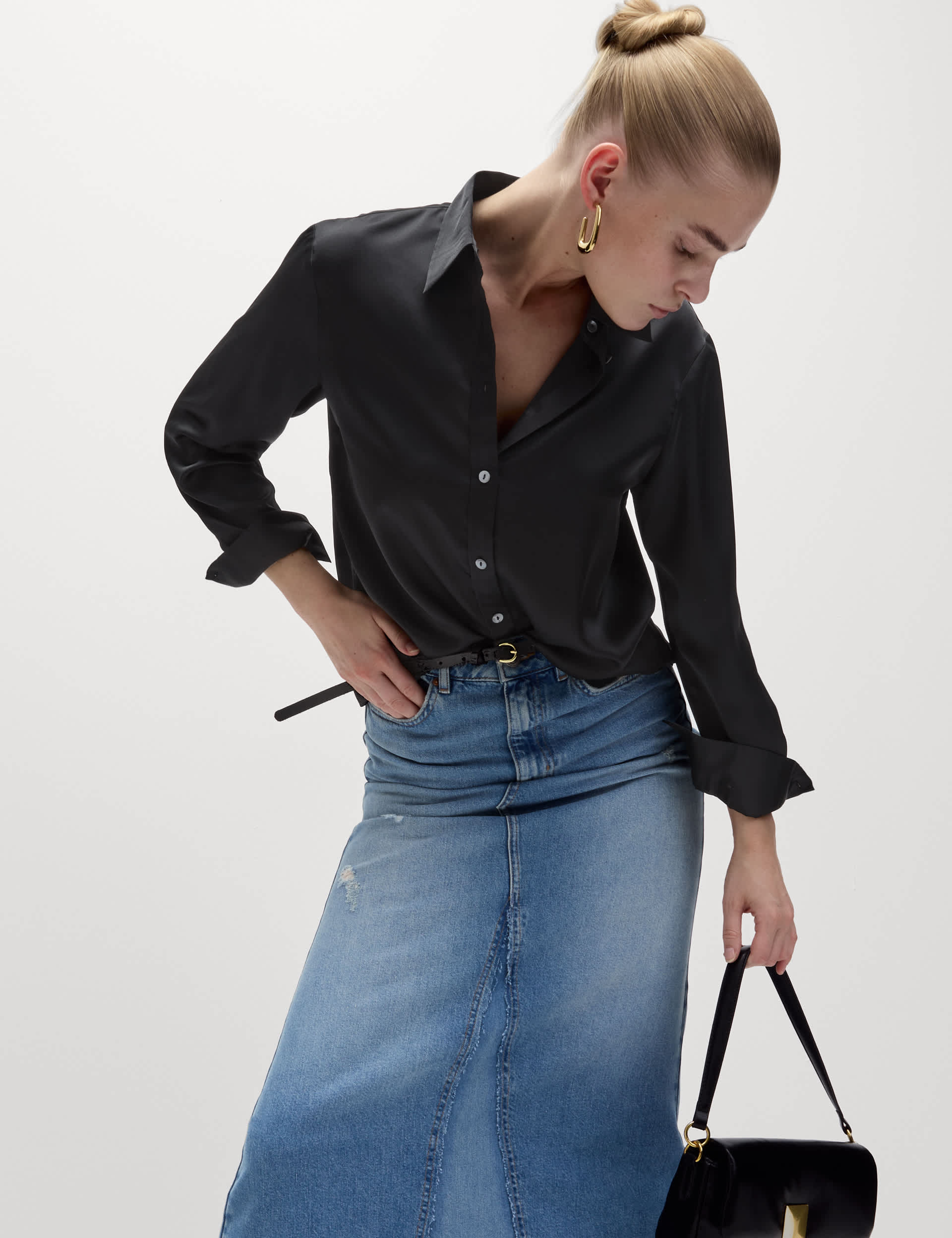 M&S Women's Satin Shirt