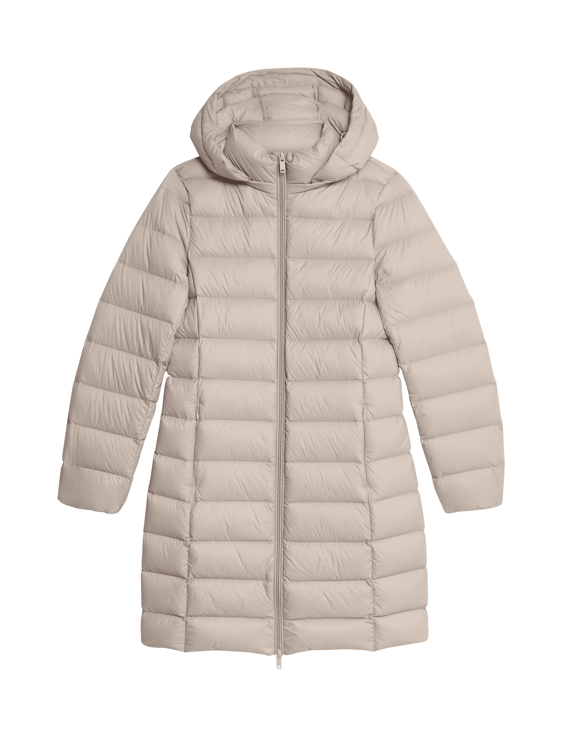 M&S Collection Women's Feather & Down Padded Puffer Coat - 20 - Light Beige, Light Beige