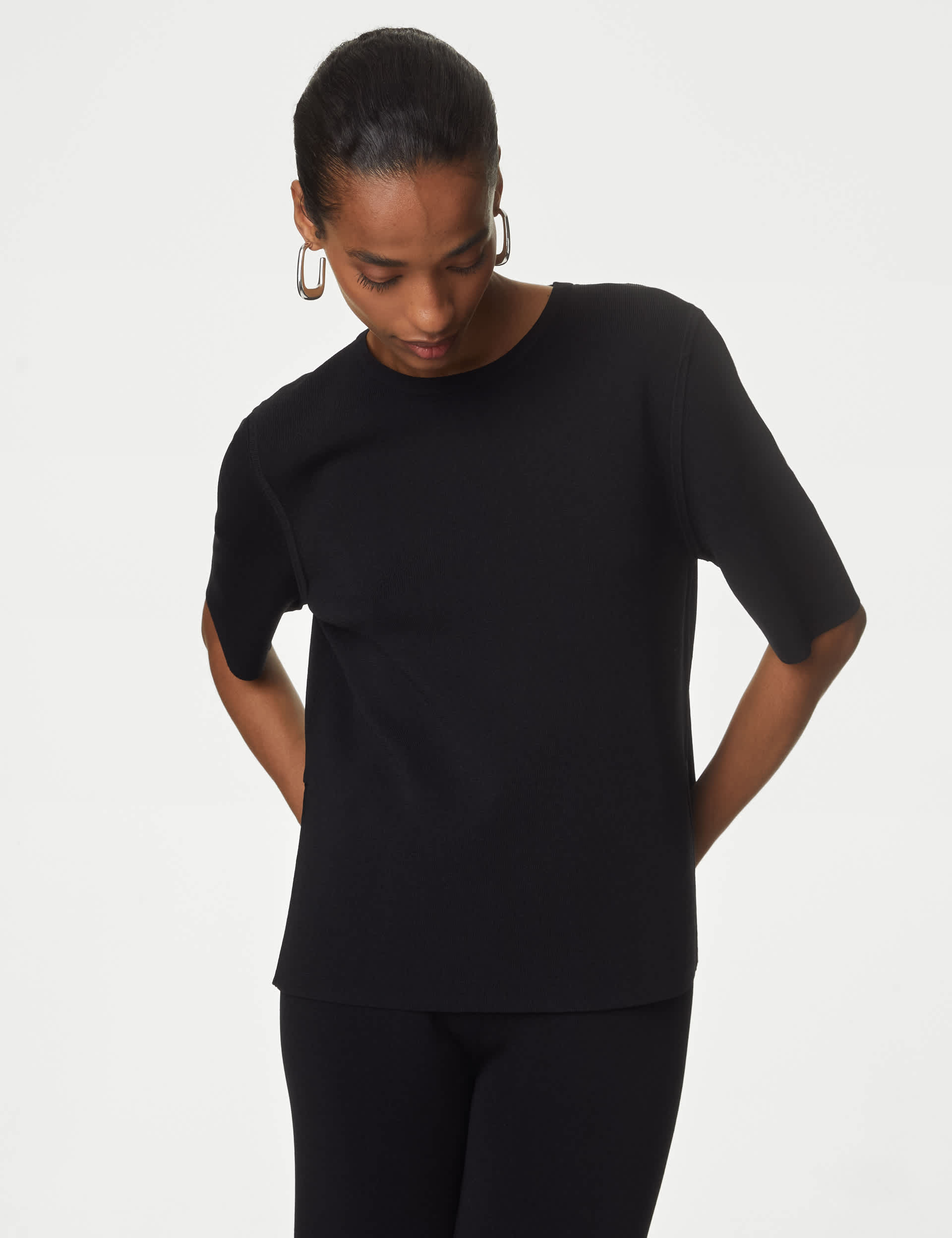 Autograph Women's Knitted Round Neck T-Shirt