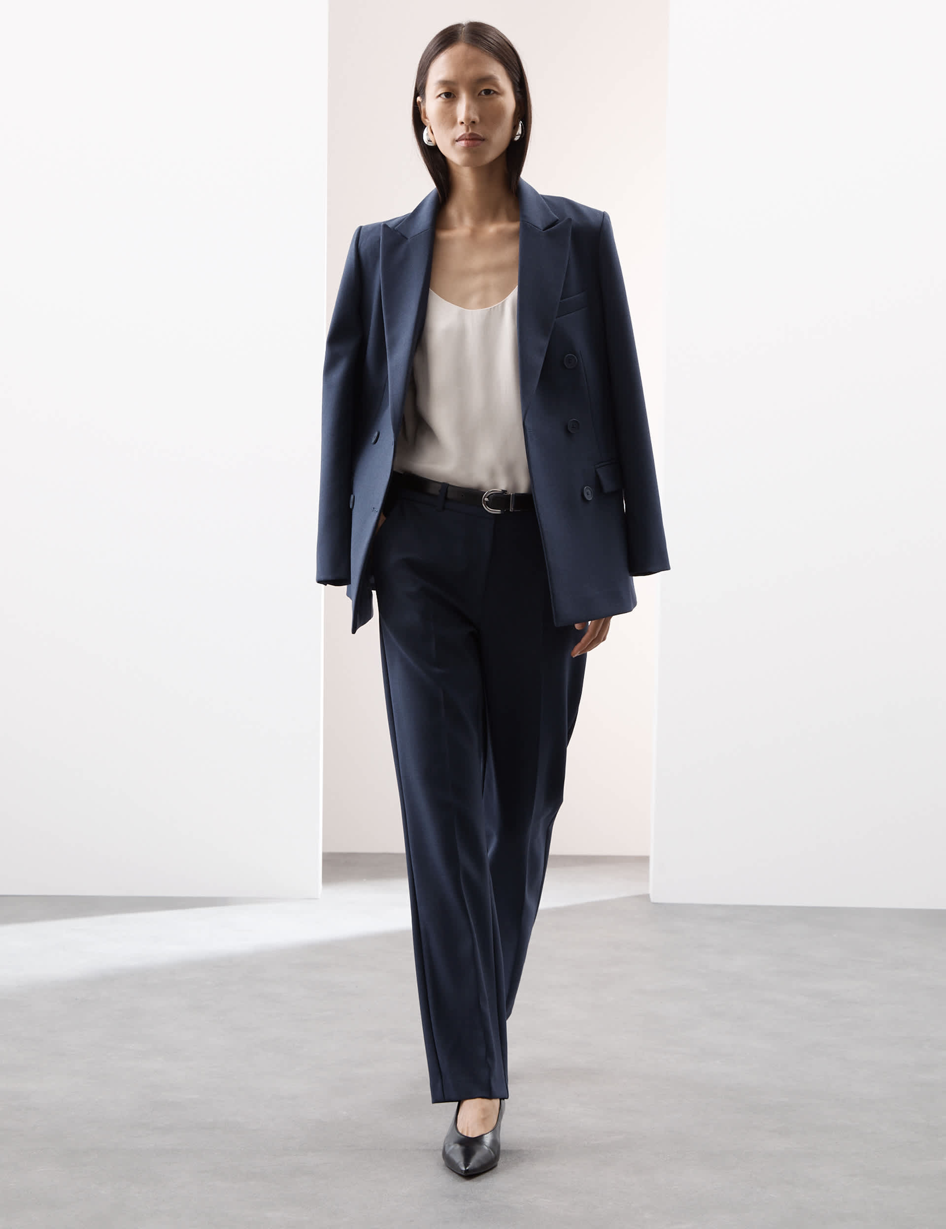 Autograph Women's Straight Leg Trousers with Wool