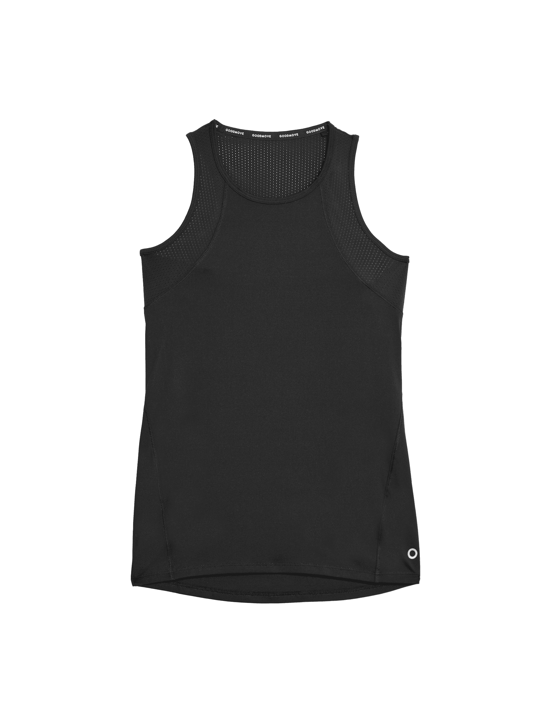 Goodmove Women's Scoop Neck Racer Back Vest Top - 22 - Black, Black