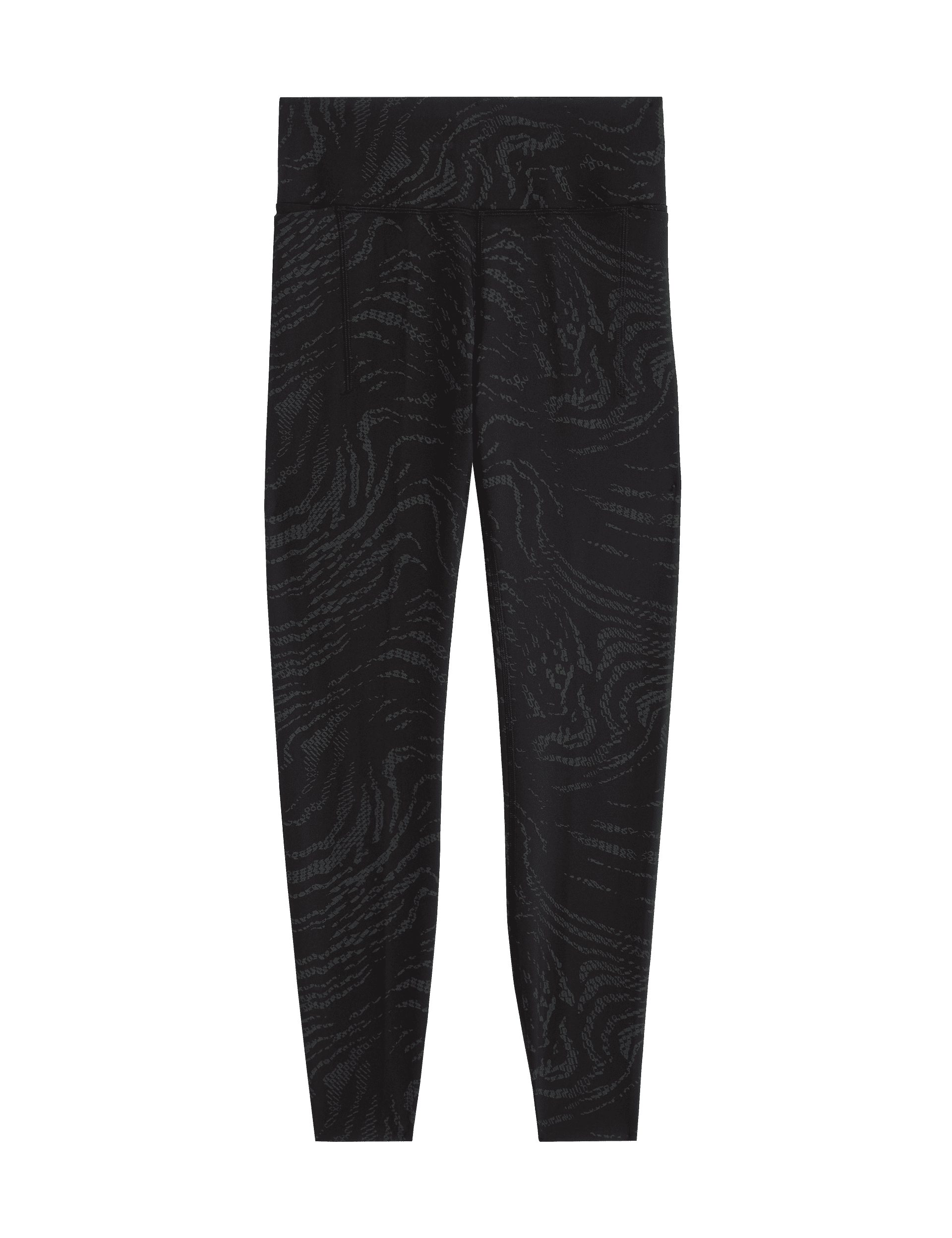 Goodmove Women's Go Move Reflective Gym Leggings - 14 - Black/Silver, Black/Silver