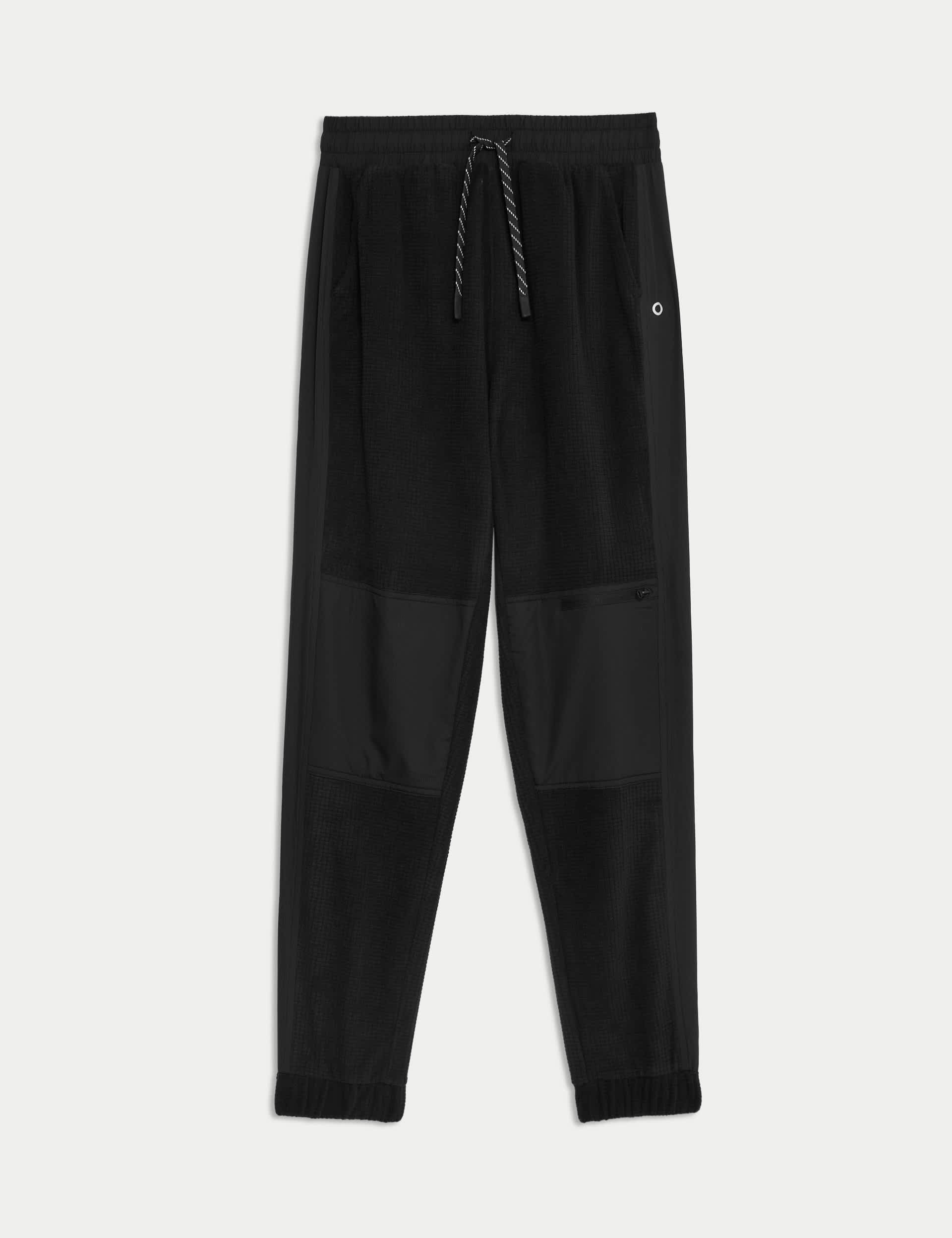 Goodmove Women's Cuffed Relaxed High Waisted Joggers - 12 - Black, Black