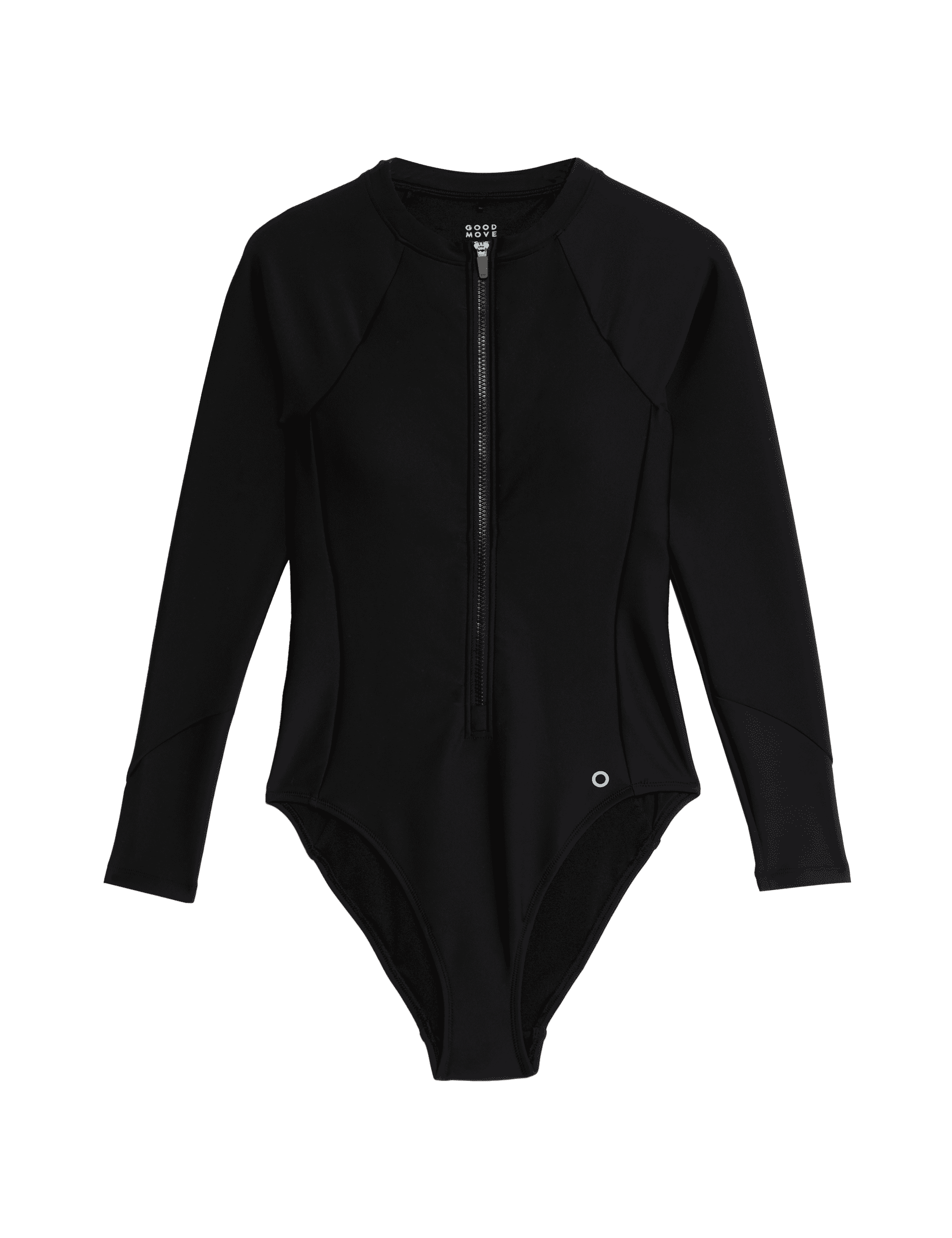 Goodmove Women's Scuba Padded Long Sleeve Swimsuit - 16 - Black, Black