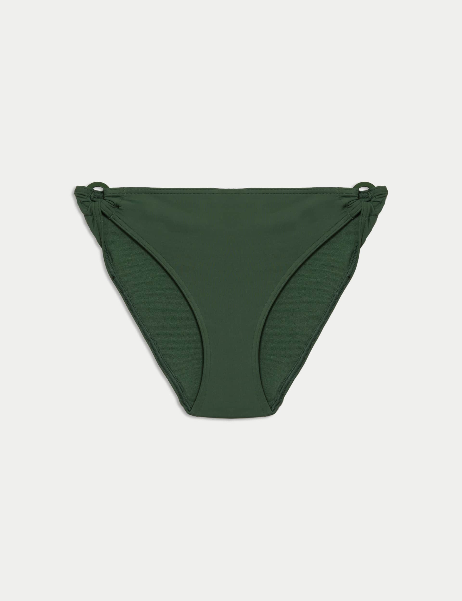 M&S Women's Ring Detail High Leg Bikini Bottoms